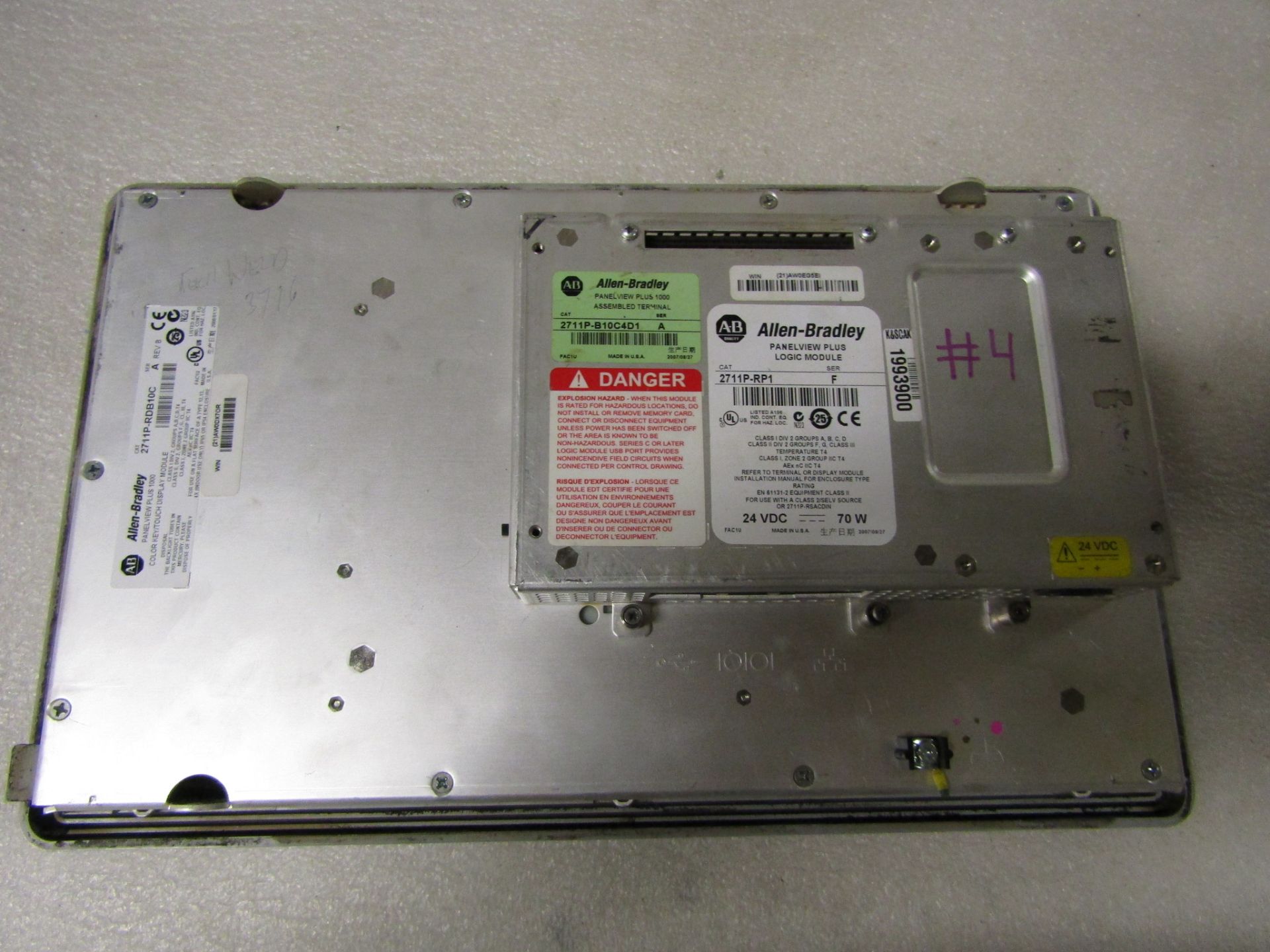 Allen Bradley Panelview Plus 1000 - Image 2 of 2