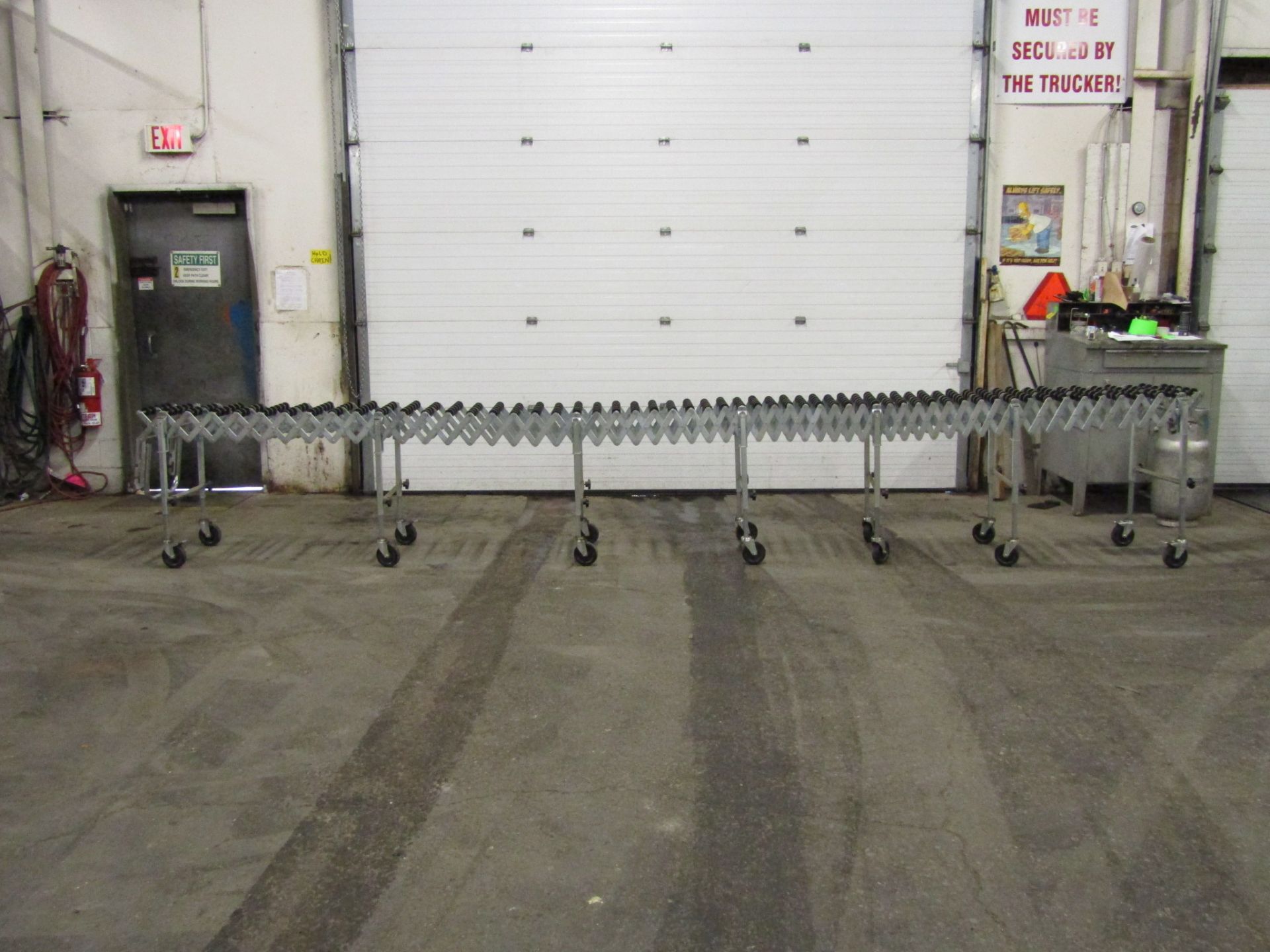 Best Flex Gravity Skatewheel Conveyor from 20' extendable conveyor down to 7'