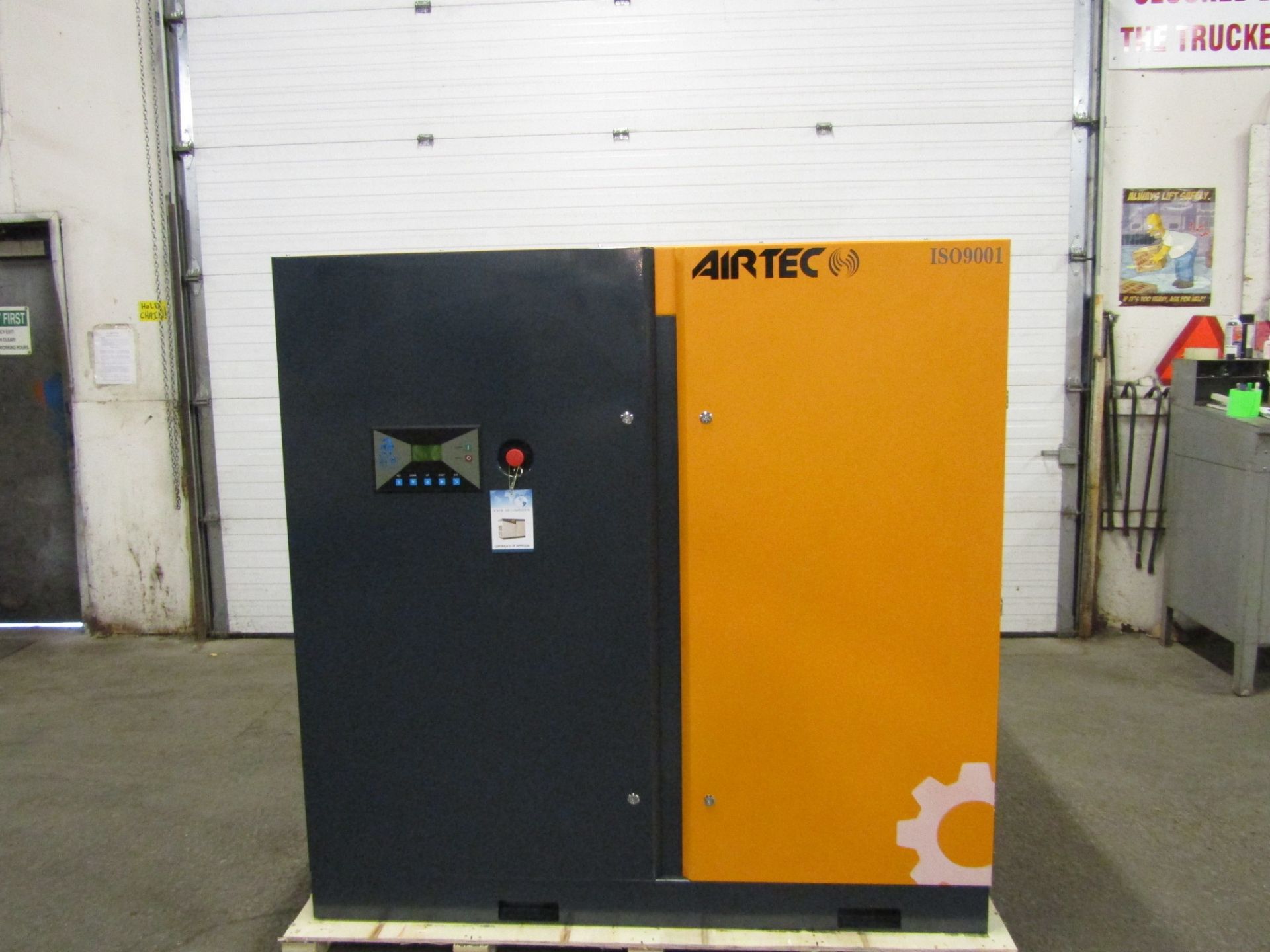 Airtec 100HP Rotary Screw Air Compressor - MINT UNUSED COMPRESSOR