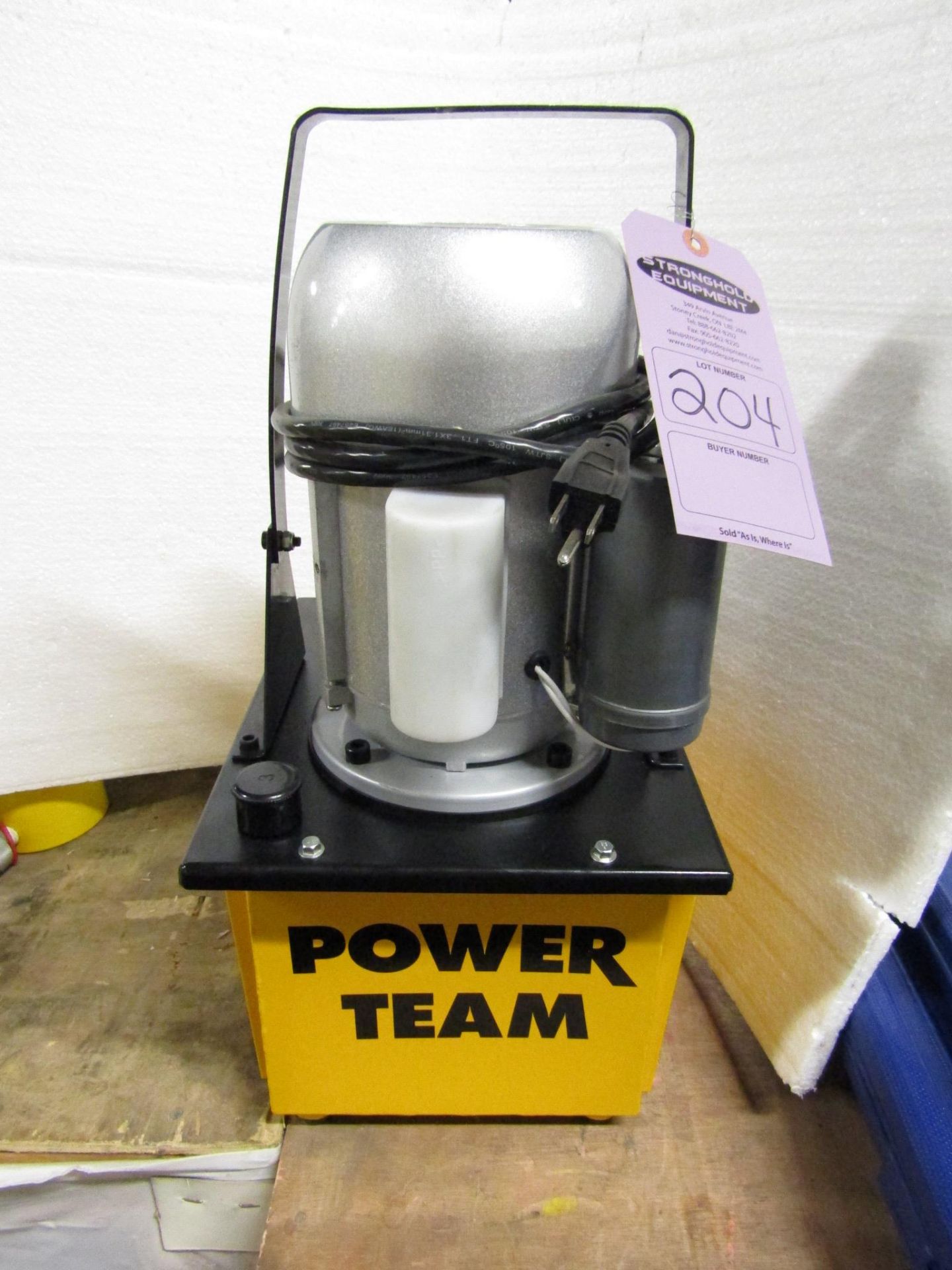 Power Team Hydraulics Electric Powerpack type - 120V single phase hydraulic pump - UNUSED & MINT