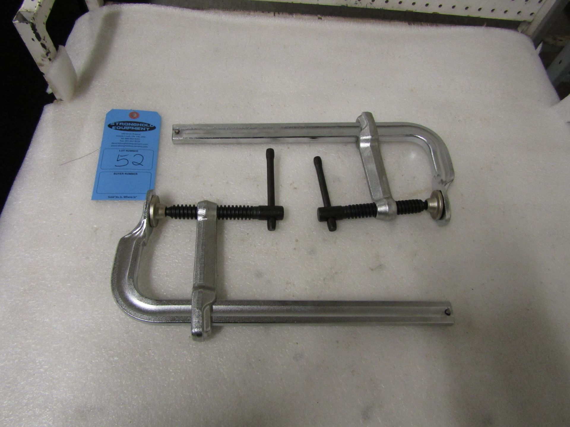 Lot of 2 MINT BESSEY style F-CLAMPS - UNUSED-NEW