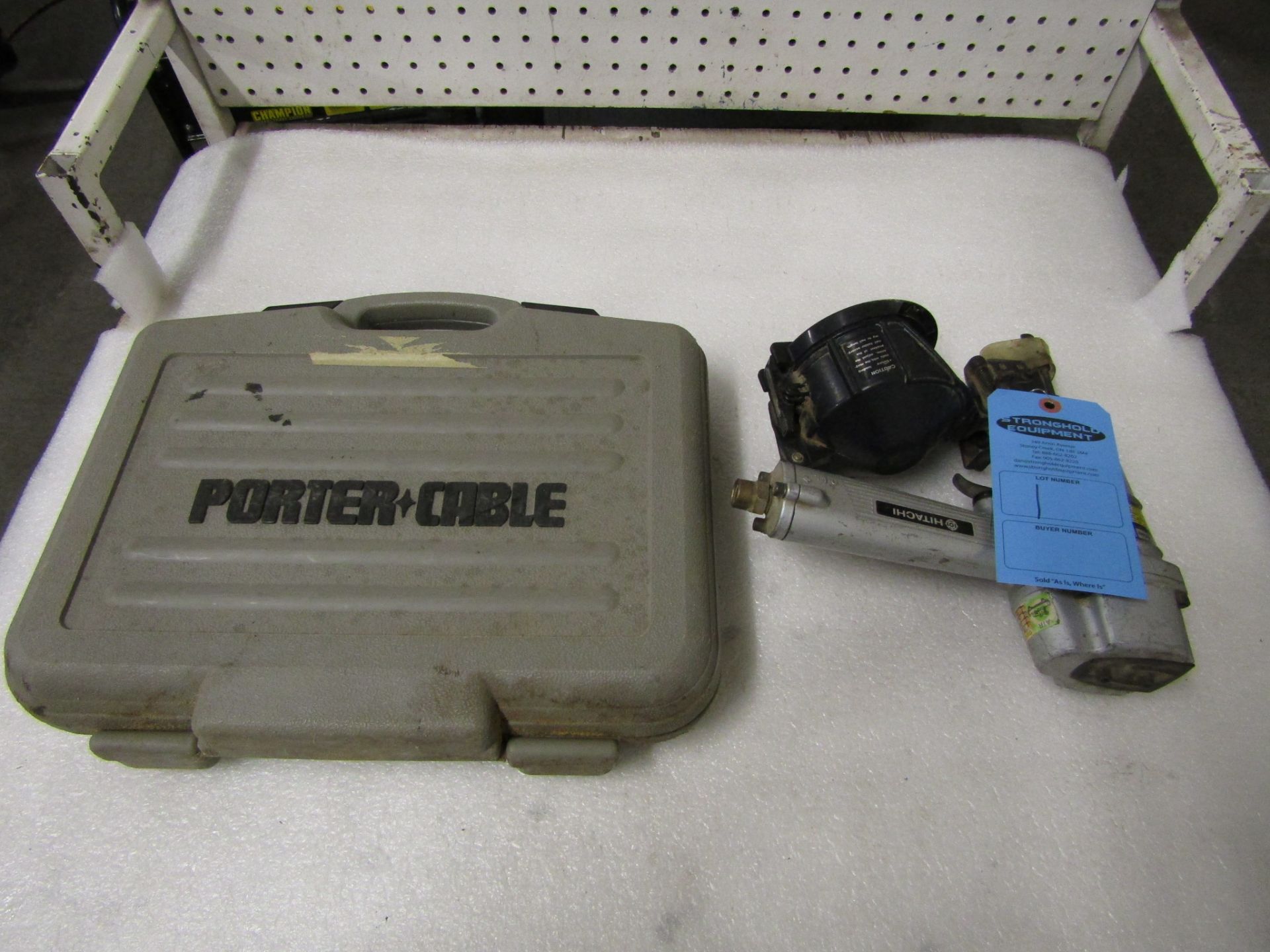 Lot of 2 Pneumatic / Air Nailer units