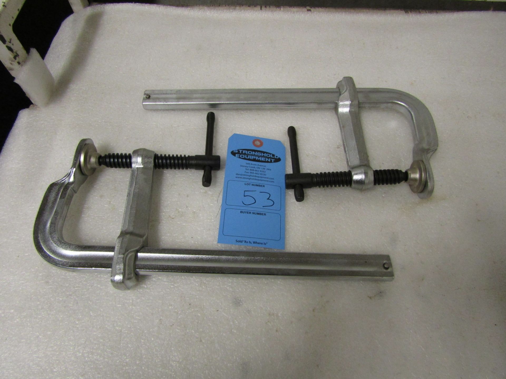 Lot of 2 MINT BESSEY style F-CLAMPS - UNUSED-NEW