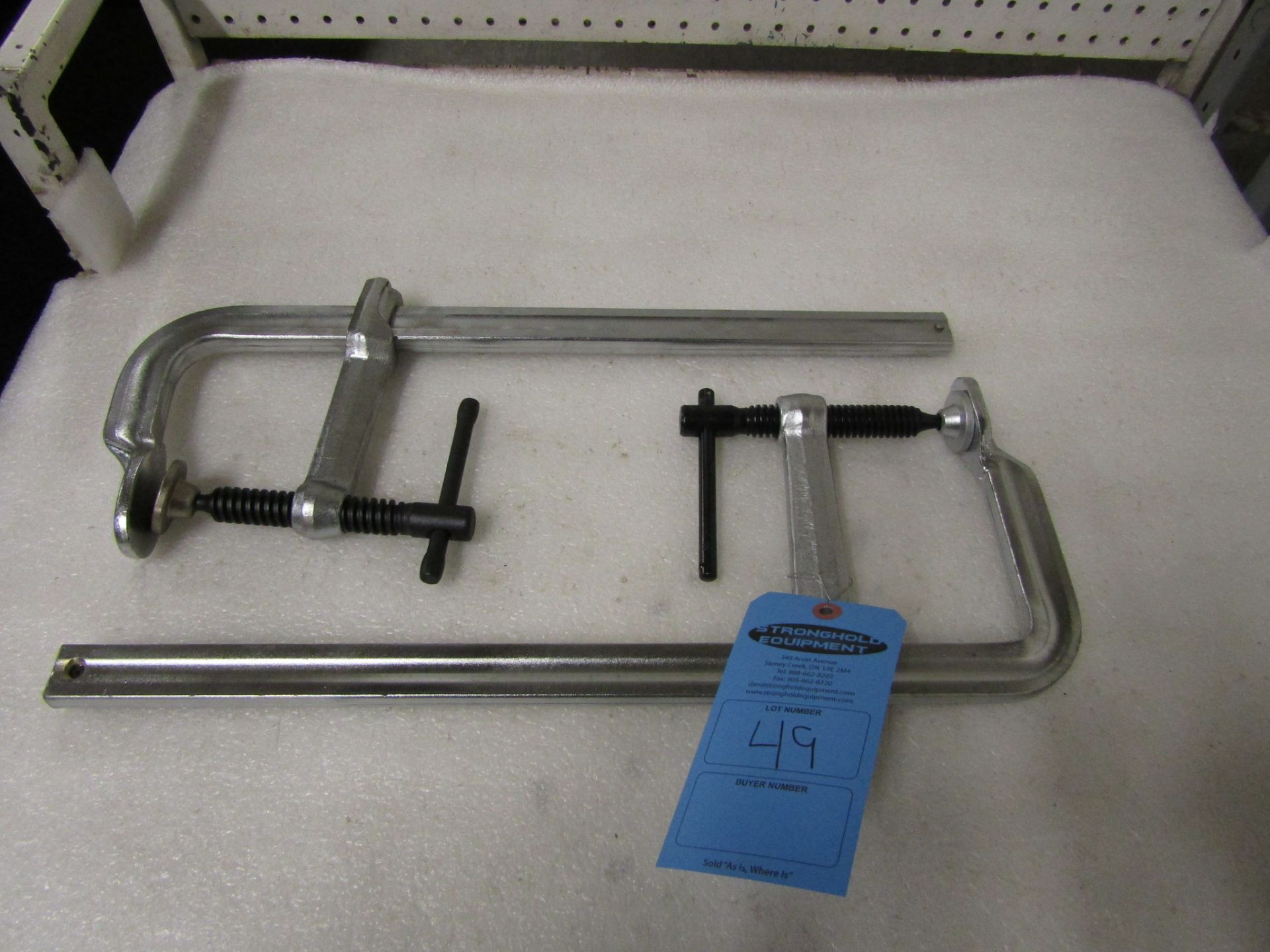 Lot of 2 MINT BESSEY style F-CLAMPS - UNUSED-NEW