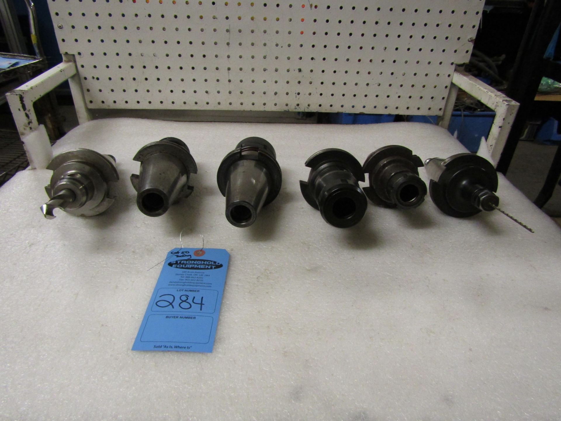 Lot of 6 (6 units) CAT50 CNC tooling