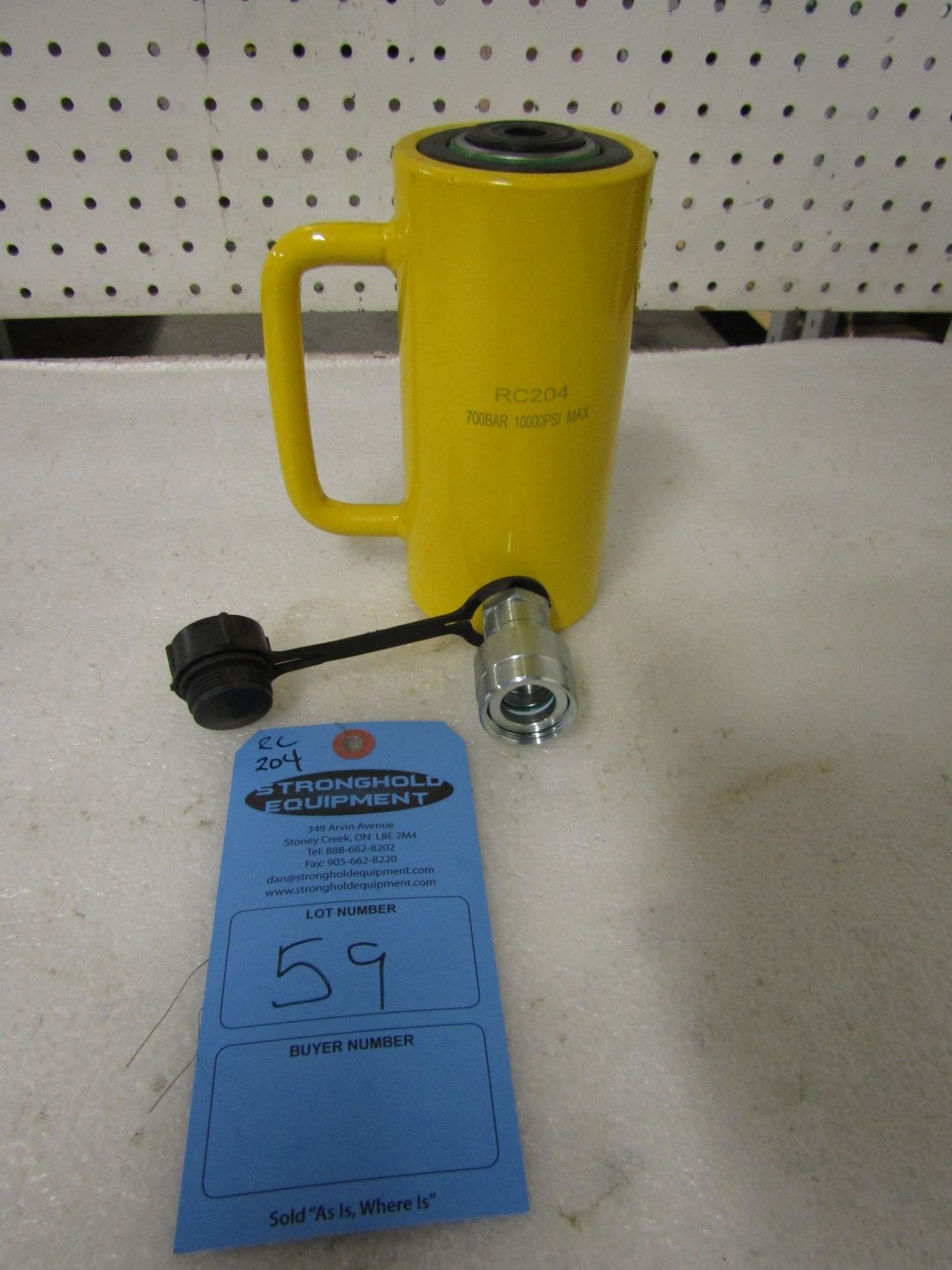 RC-204 MINT - 20 ton Hydraulic Jack with 4" stroke type cylinder