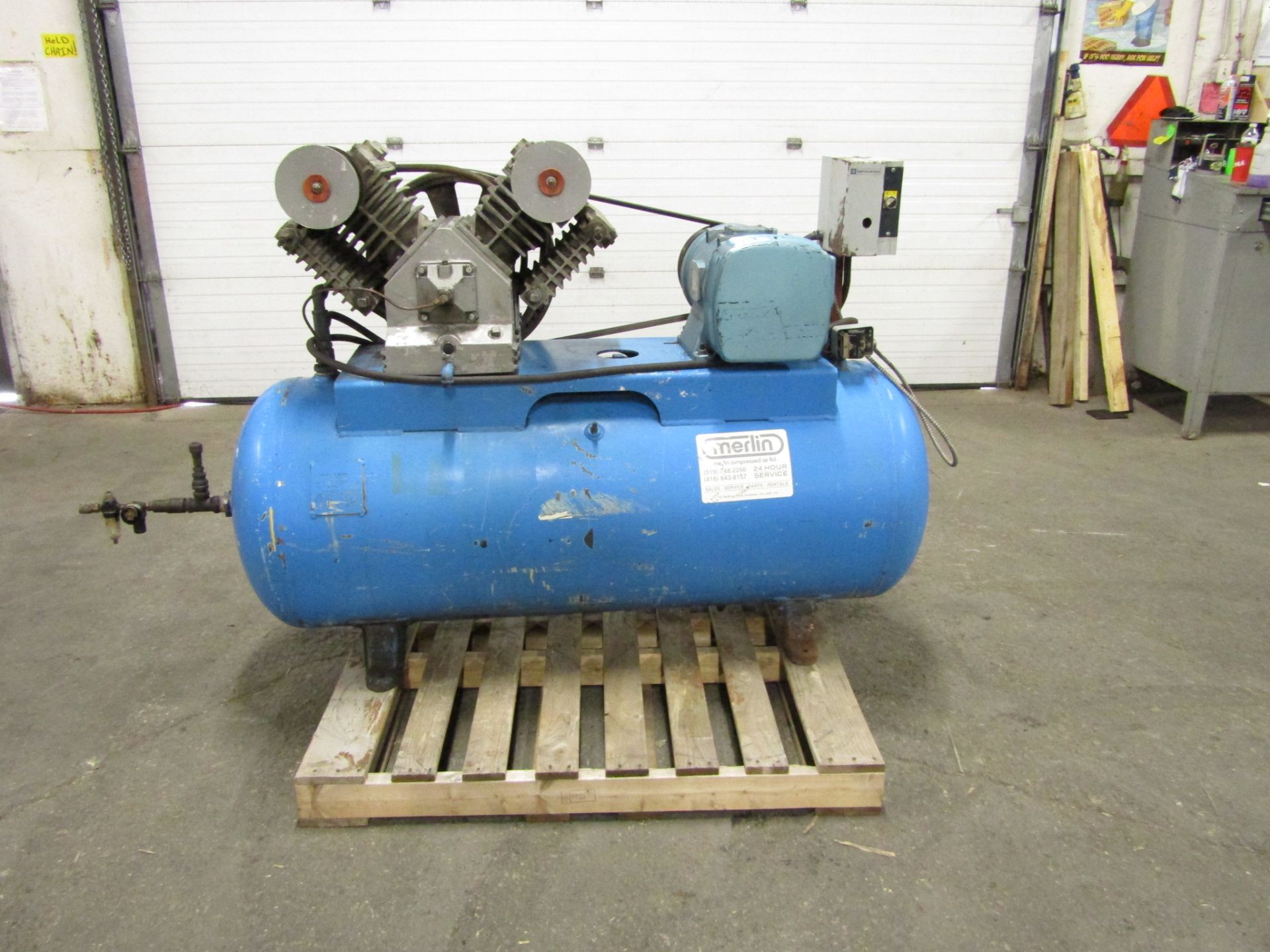 Merlin Air Compressor 15HP with 200 gallon tank