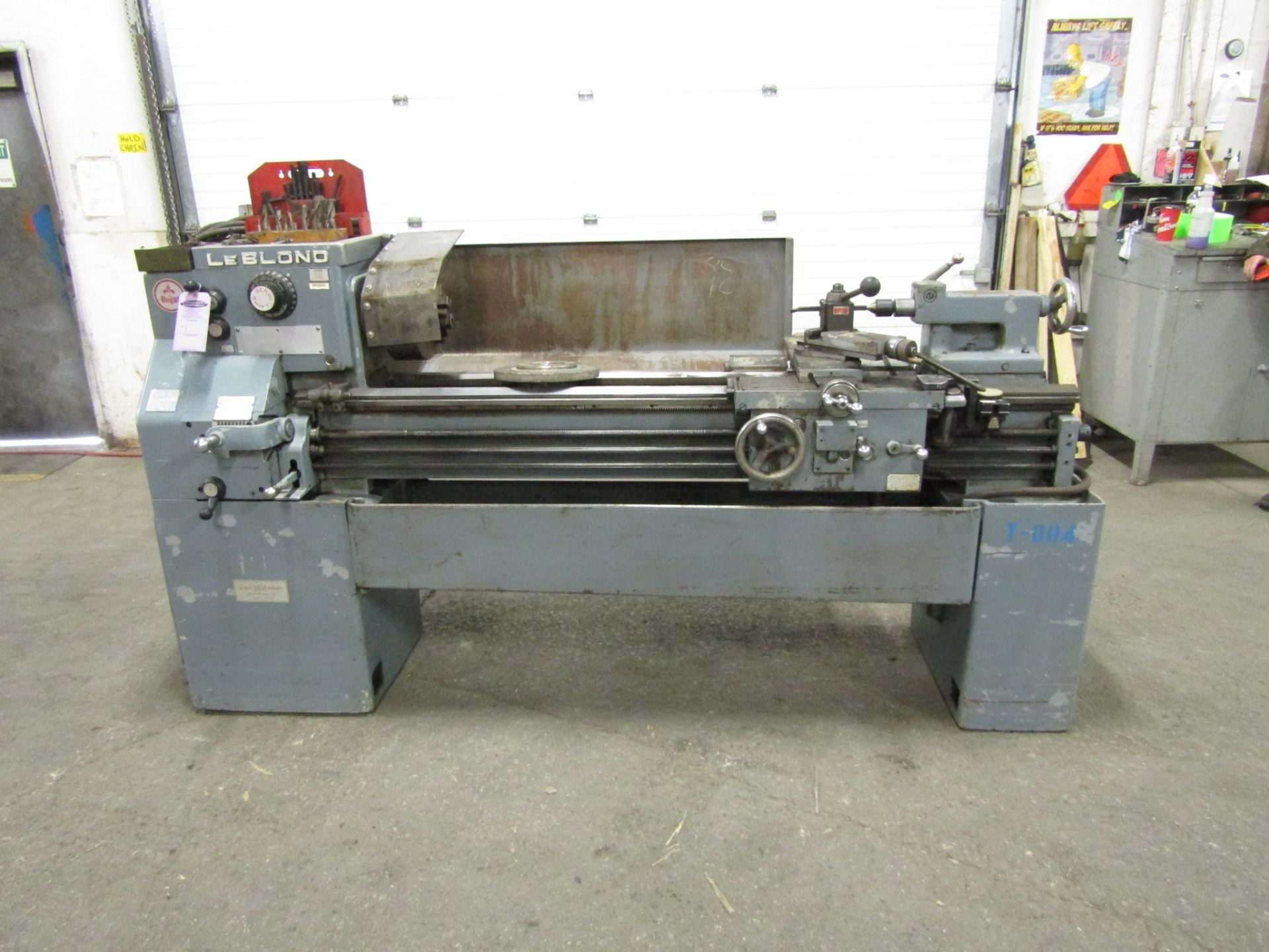 LeBlonde Regal Engine Lathe 50" X 16" Swing with 10" 3-Jaw Chuck with Steady Rest & Follow and