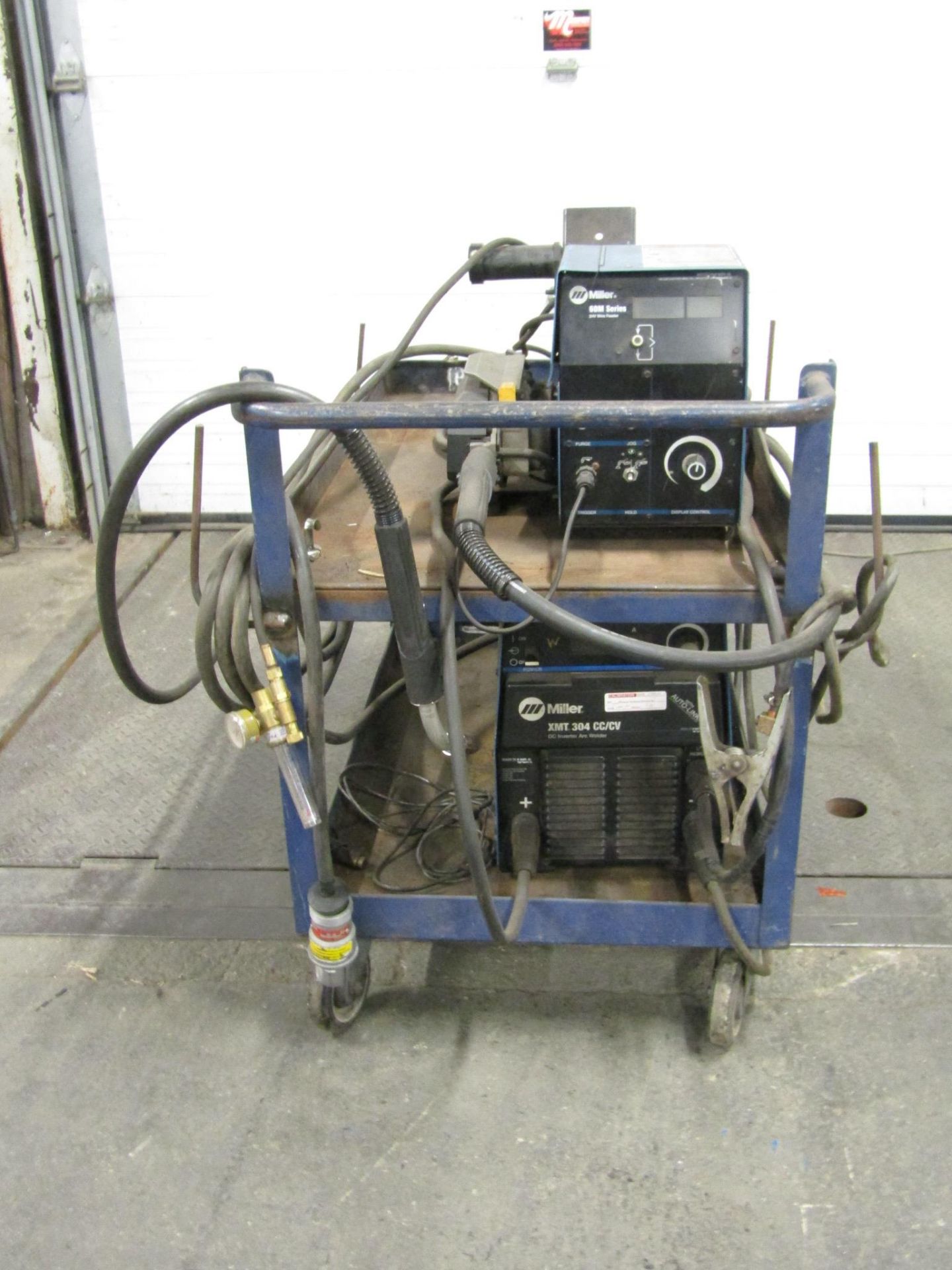 Miller XMT 304 CC/CV with 60M series 4-wheel Wire Feeder - 300 amp Mig Stick Tig and pulse mig - - Image 2 of 2