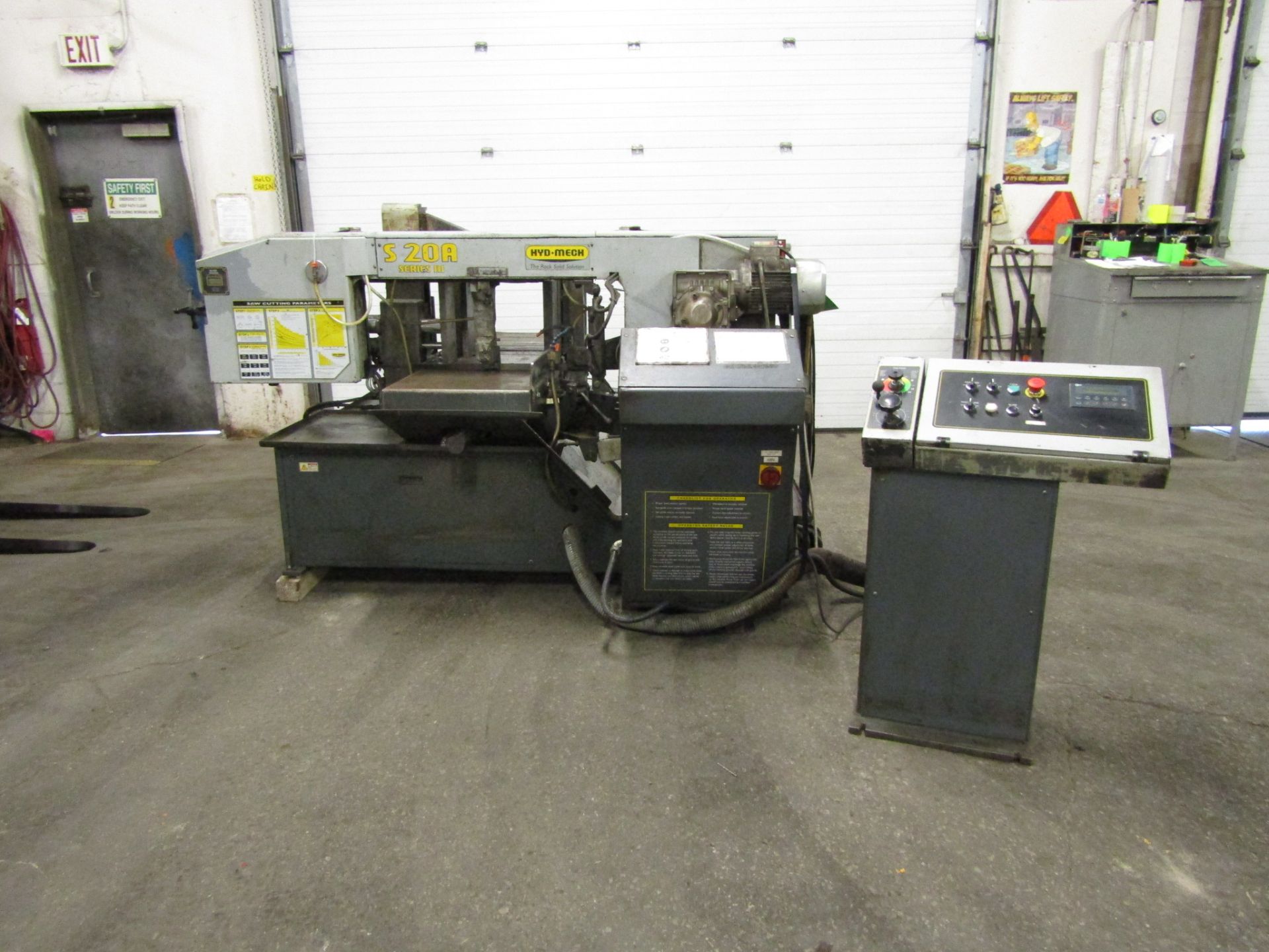 2006 Hyd-Mech S-20A Fully Automatic Horizontal Band Saw 18x13" w auto clamping system & auto feed - Image 2 of 4