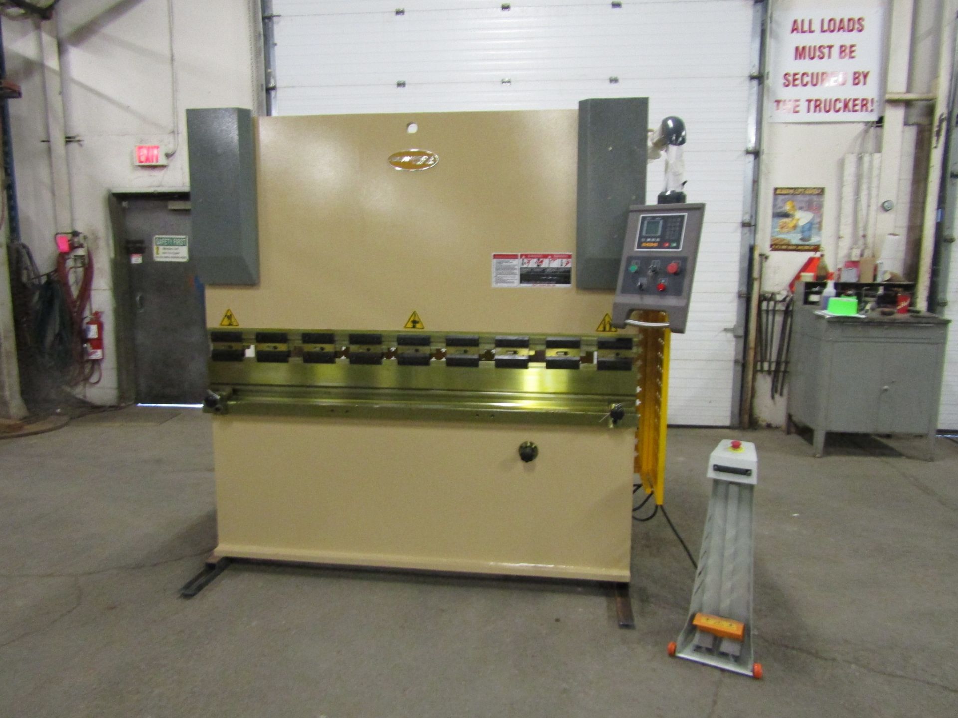 Bernardo Hydraulic Press Brake 63 ton capacity 80" bed - 480/575V 3 phase with CNC back gauge