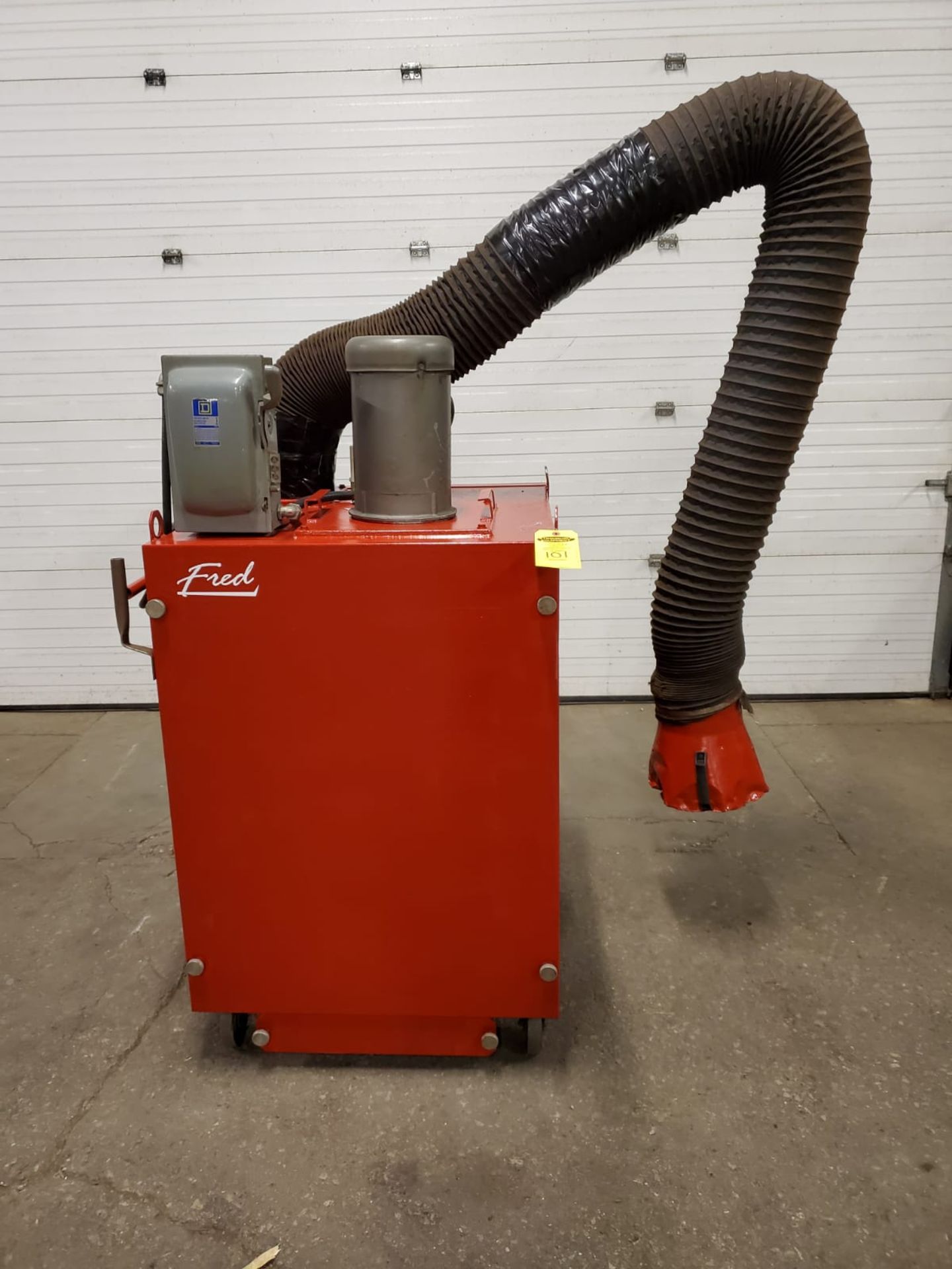 FRED Fume Extractor with long reach snorkel arm - 120V single phase - MINT & UNUSED - CLEAN FILTER