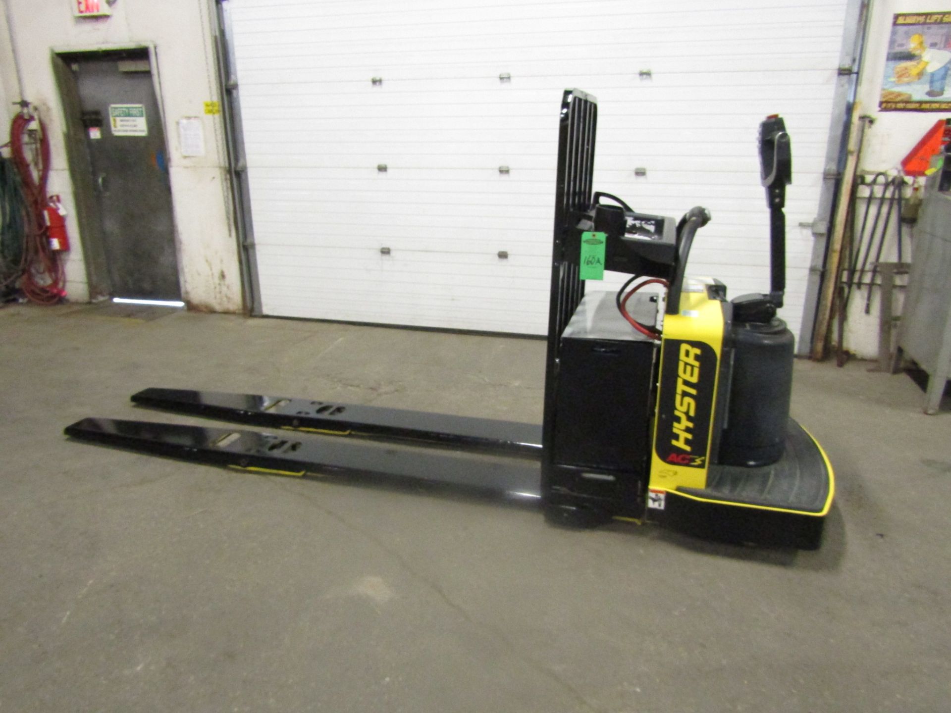 2013 Hyster Ride On Powered Pallet Cart with 8' LONG FORKS