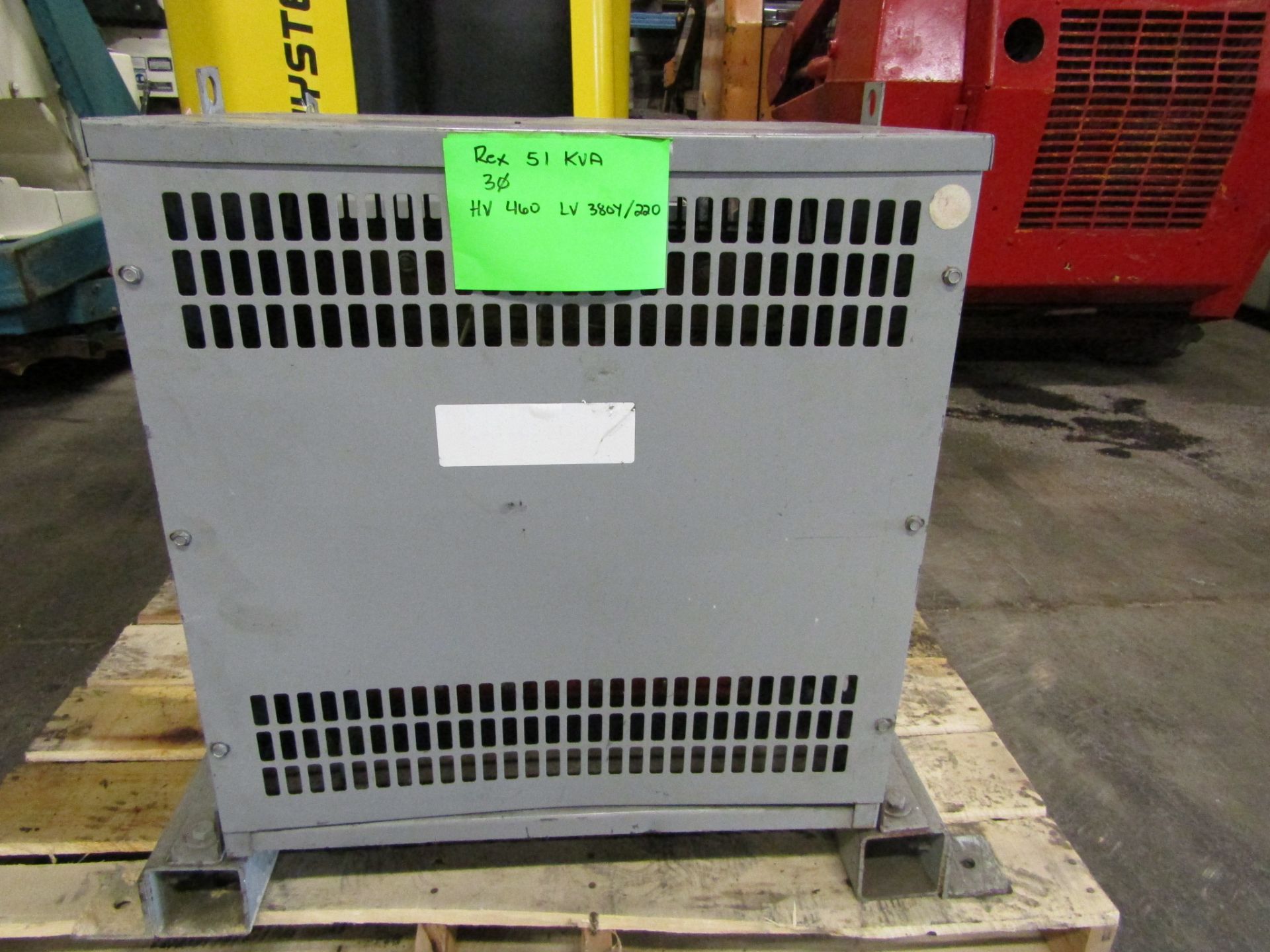 Rex 51 KVA Electrical Transformer - 460V to 380Y / 220V 3 phase