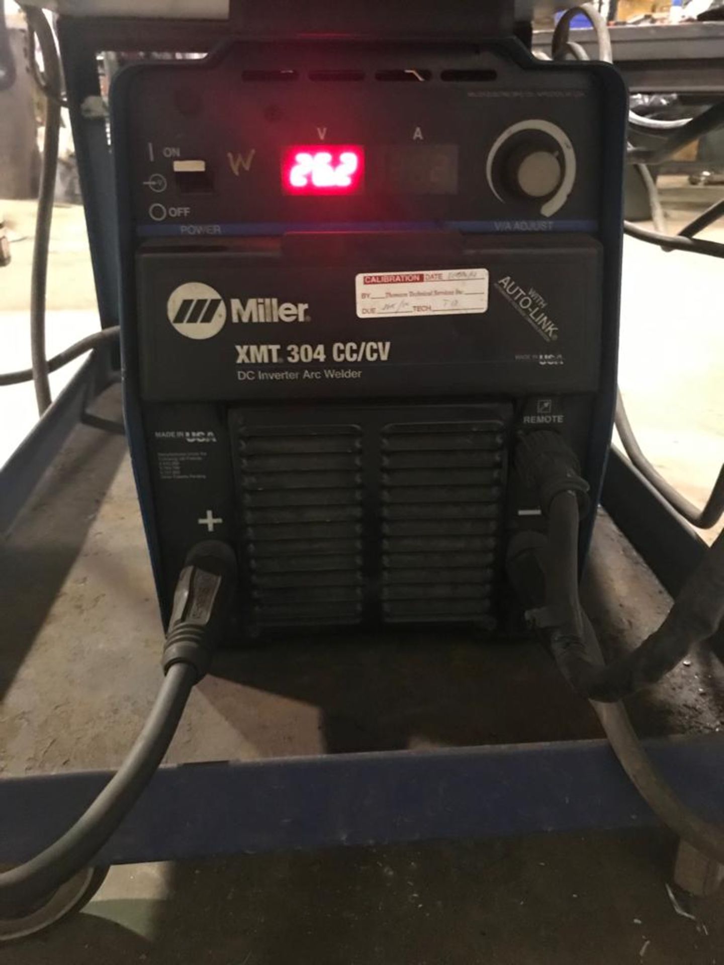 Miller XMT 304 CC/CV with 60M series 4-wheel Wire Feeder - 300 amp Mig Stick Tig and pulse mig - - Image 2 of 2