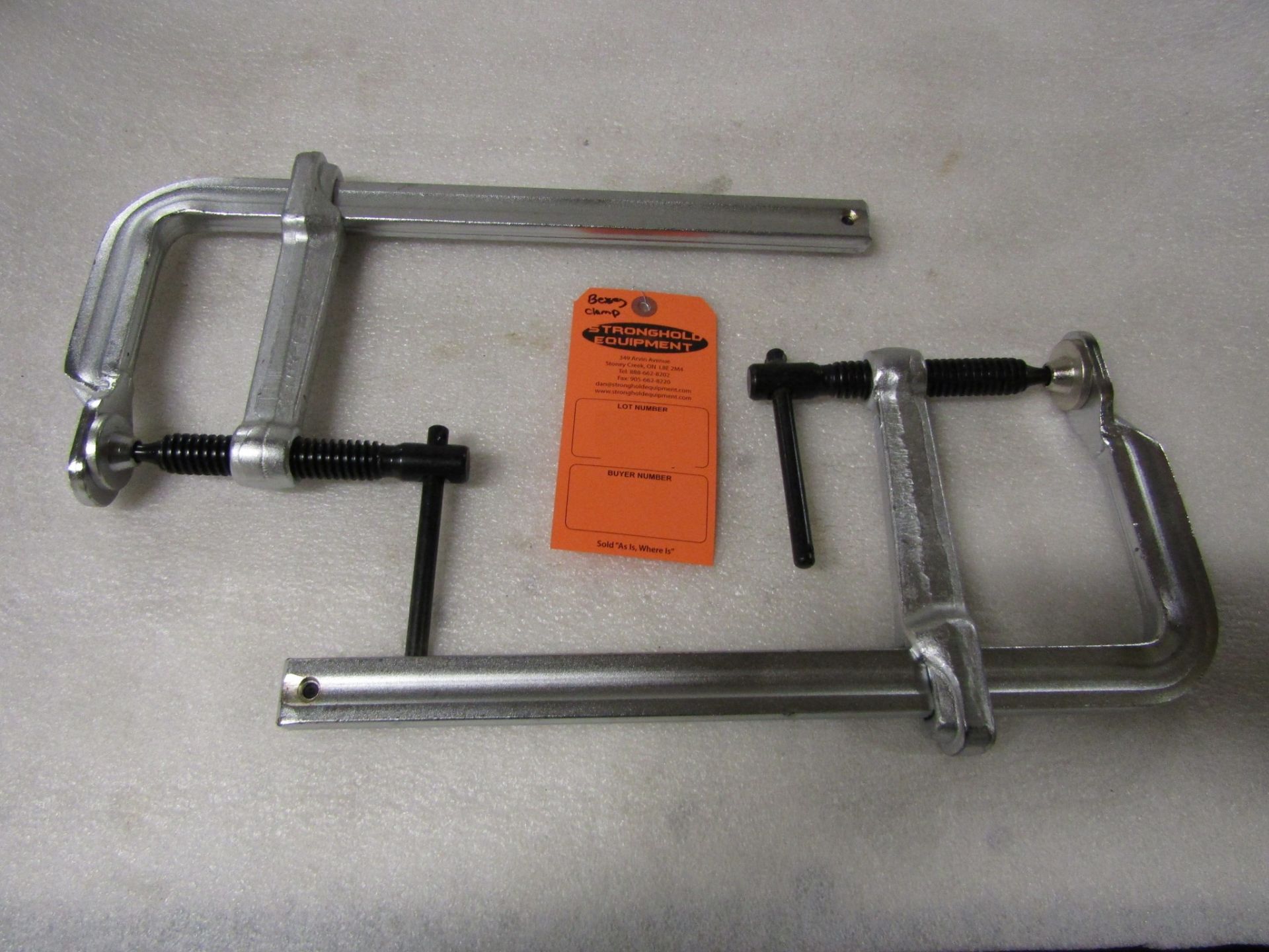 Lot of 2 MINT BESSEY style F-CLAMPS - UNUSED-NEW