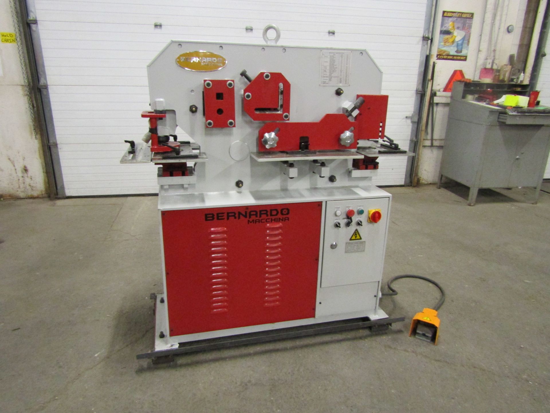 Bernardo Macchina 55 Ton Capacity Hydraulic Ironworker - complete with dies and punches - Dual