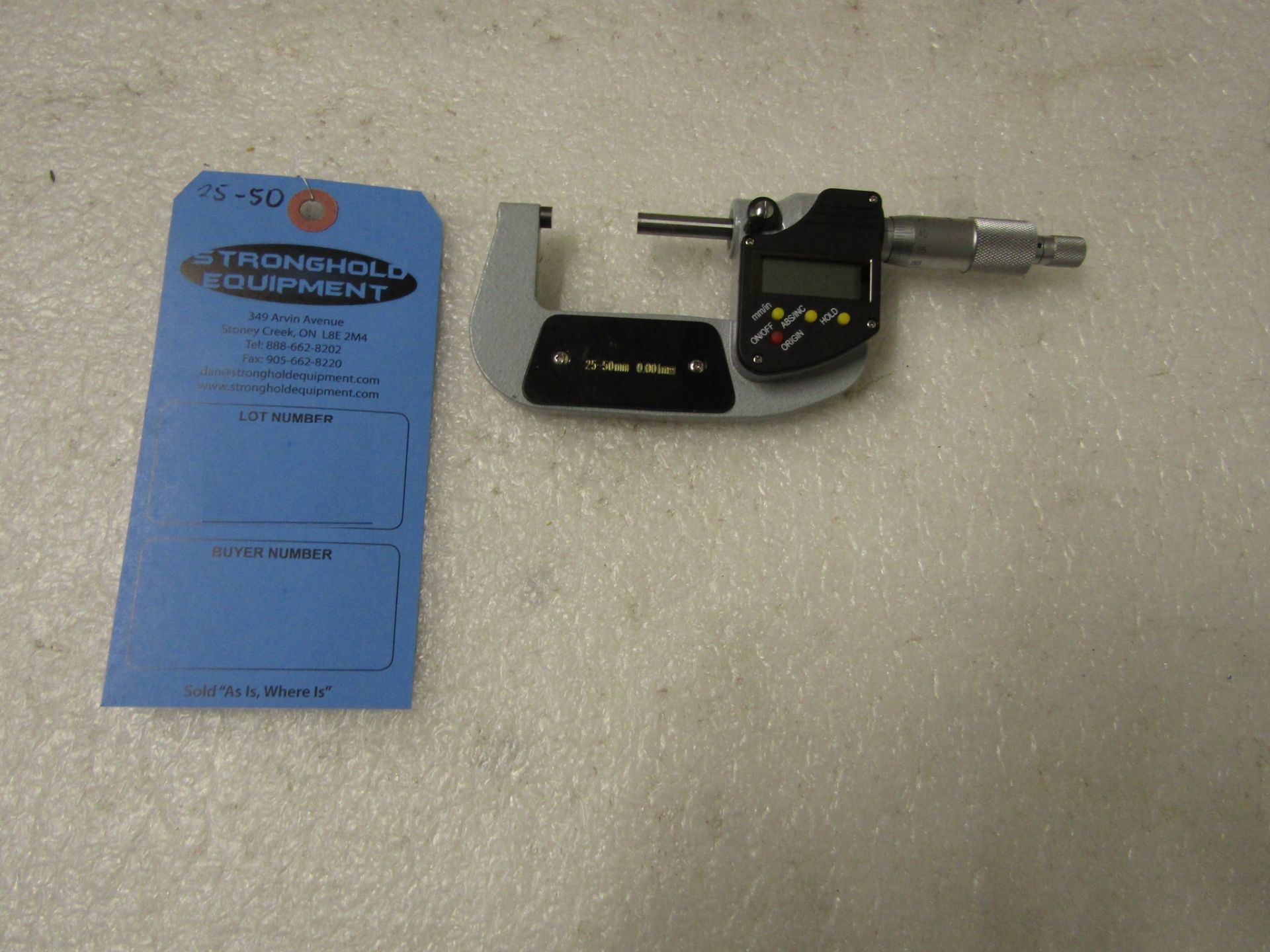 Mint 1-2" / 25-50mm Digital Micrometer in case BRAND NEW