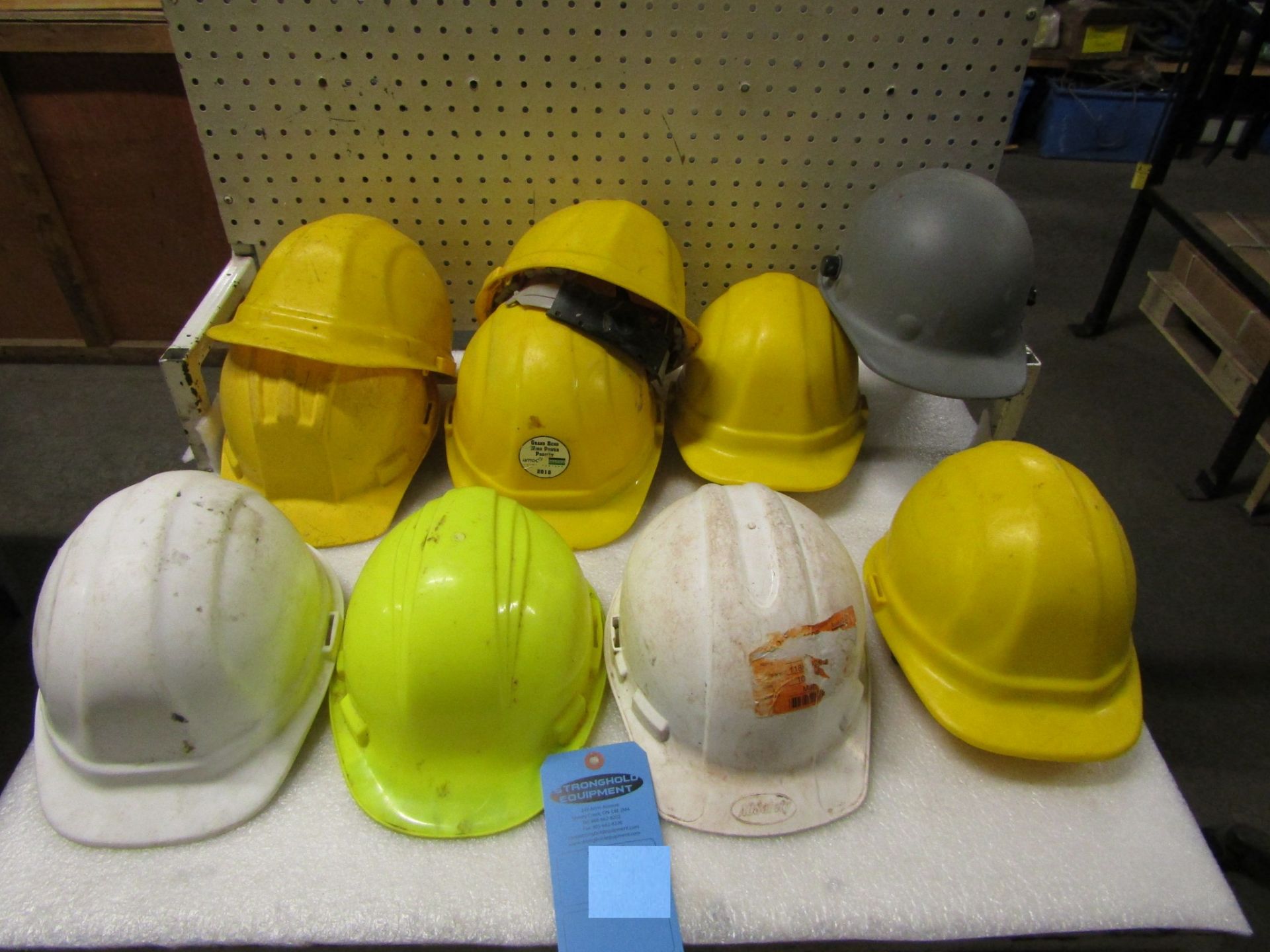 Lot of 10 Hard Hats Safety Helmets