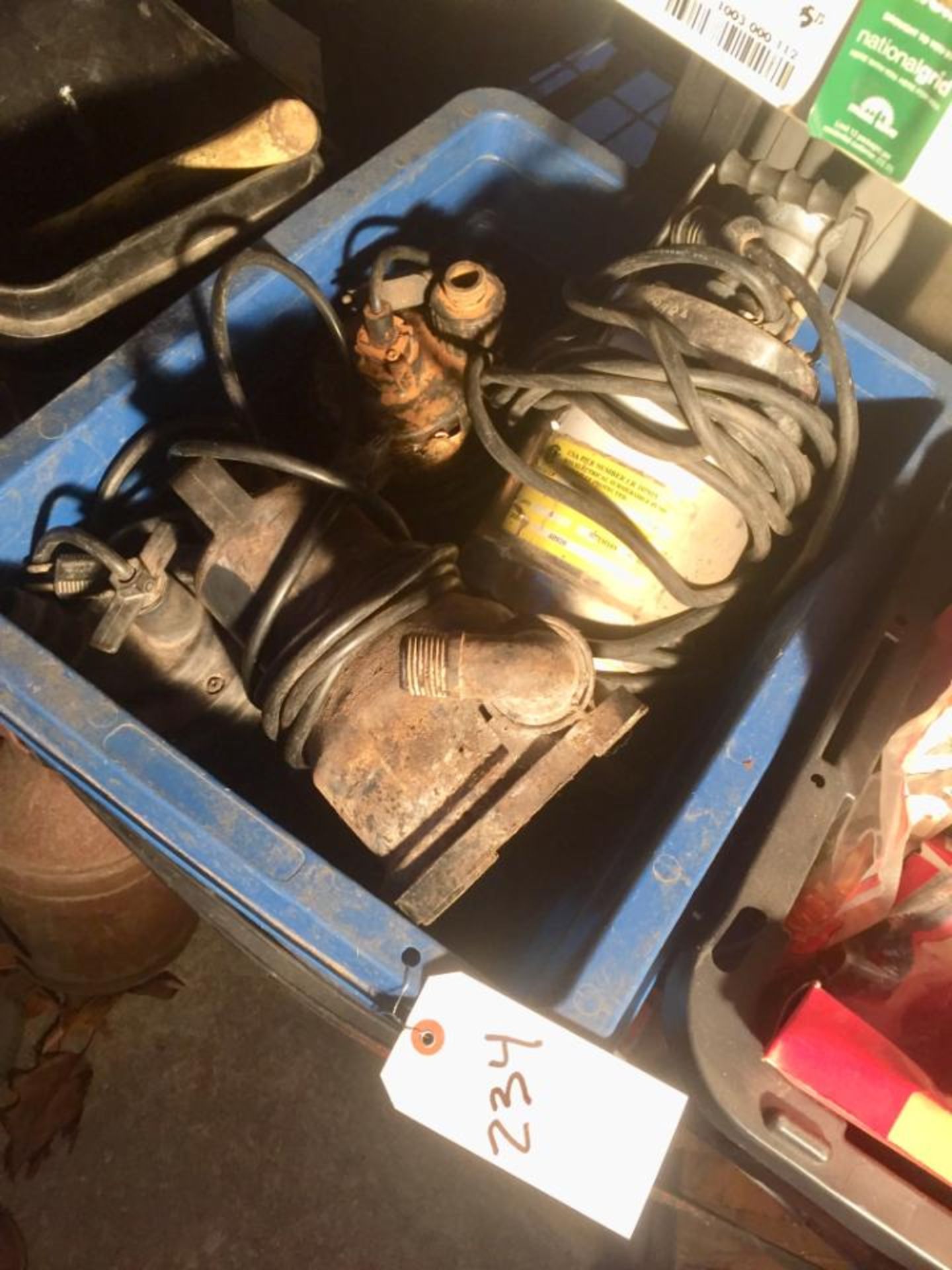 6 Pumps, Misc Lot including totes