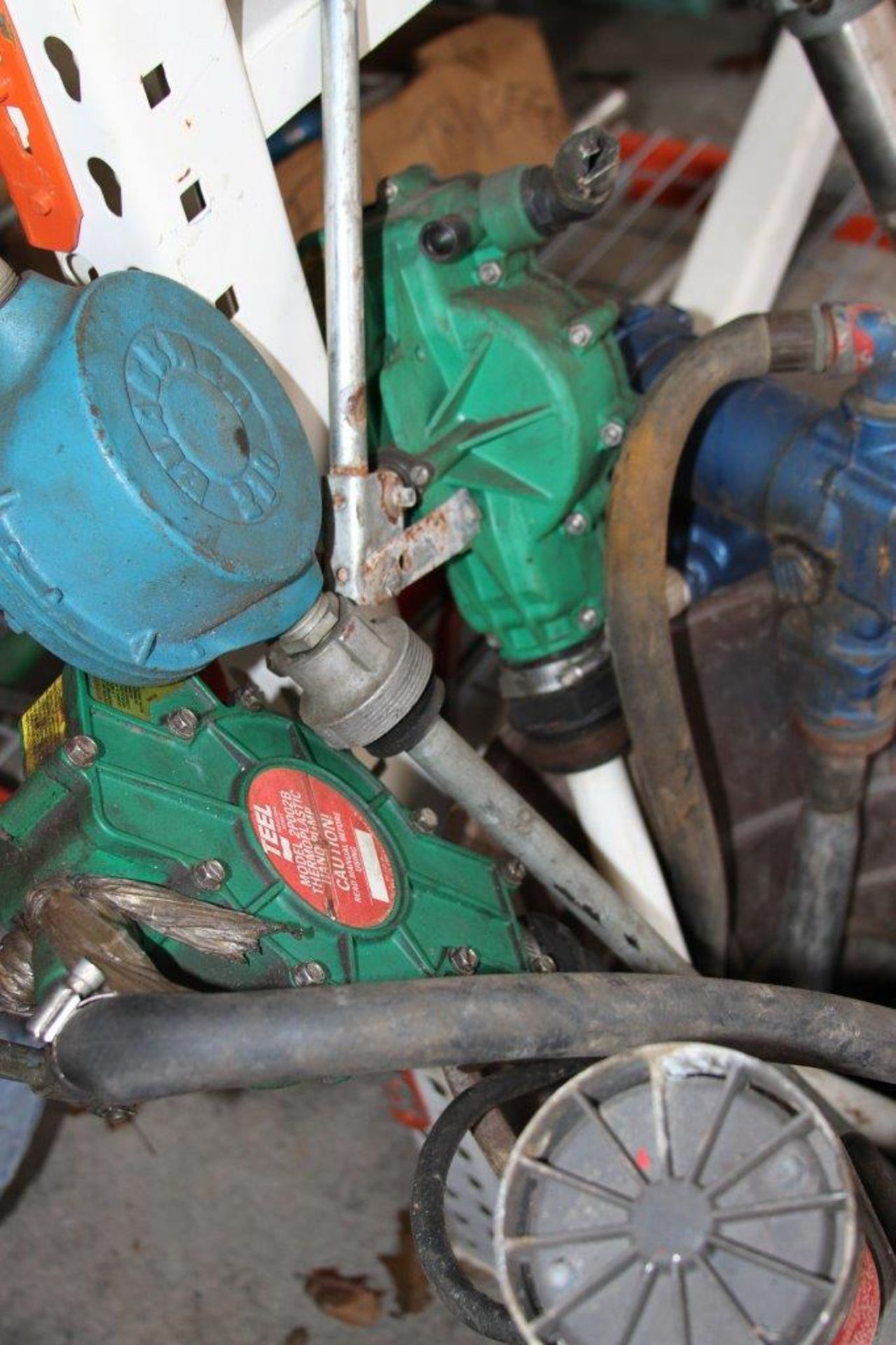 Transfer Pumps, Misc Lot including barrell - Image 2 of 2