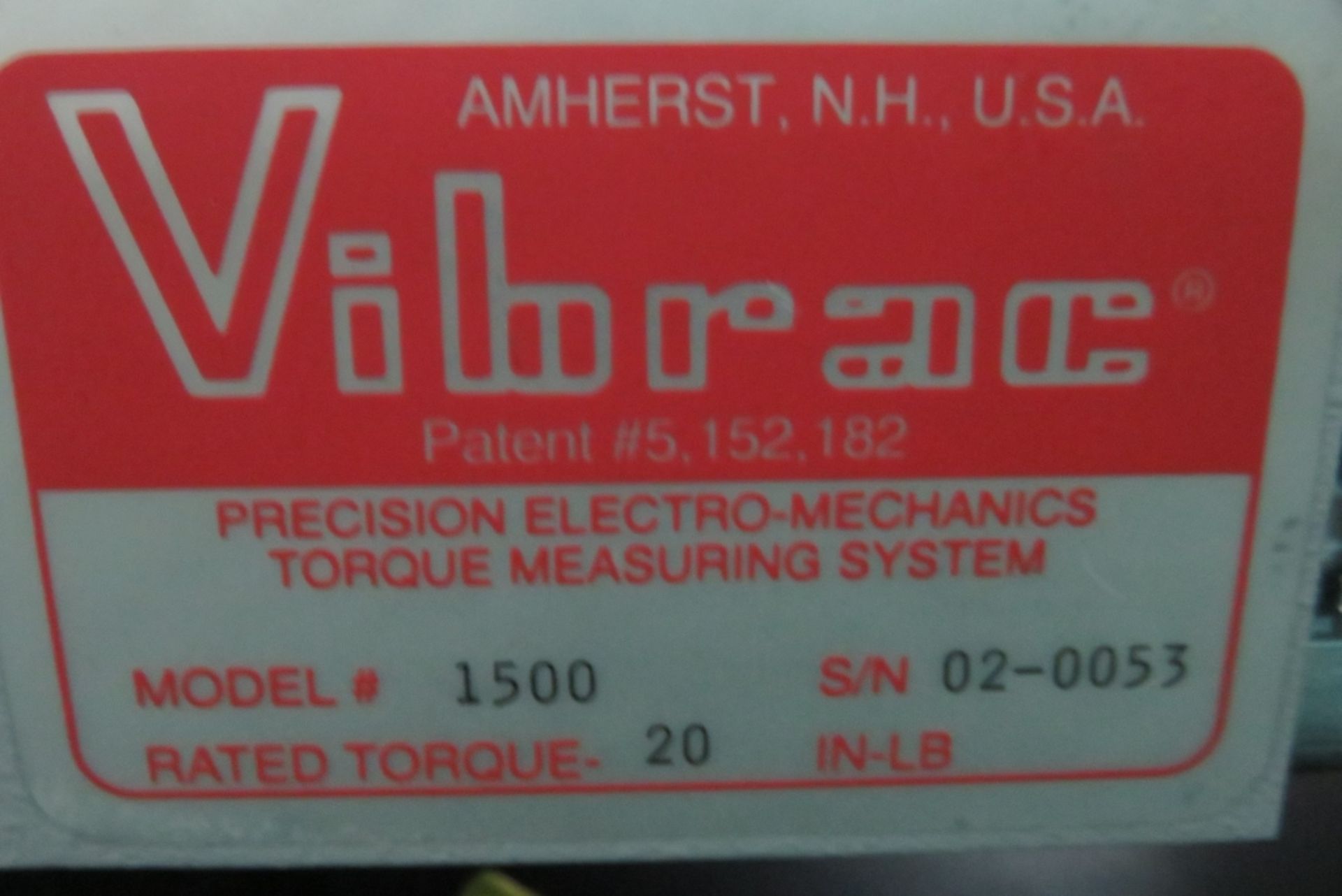 Vibrac Torque Model 1500 - Image 4 of 4