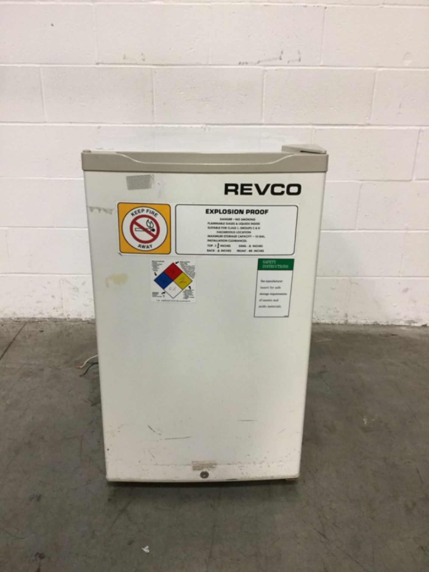 Kendro Revco Explosion Proof Undercounter Refrigerator