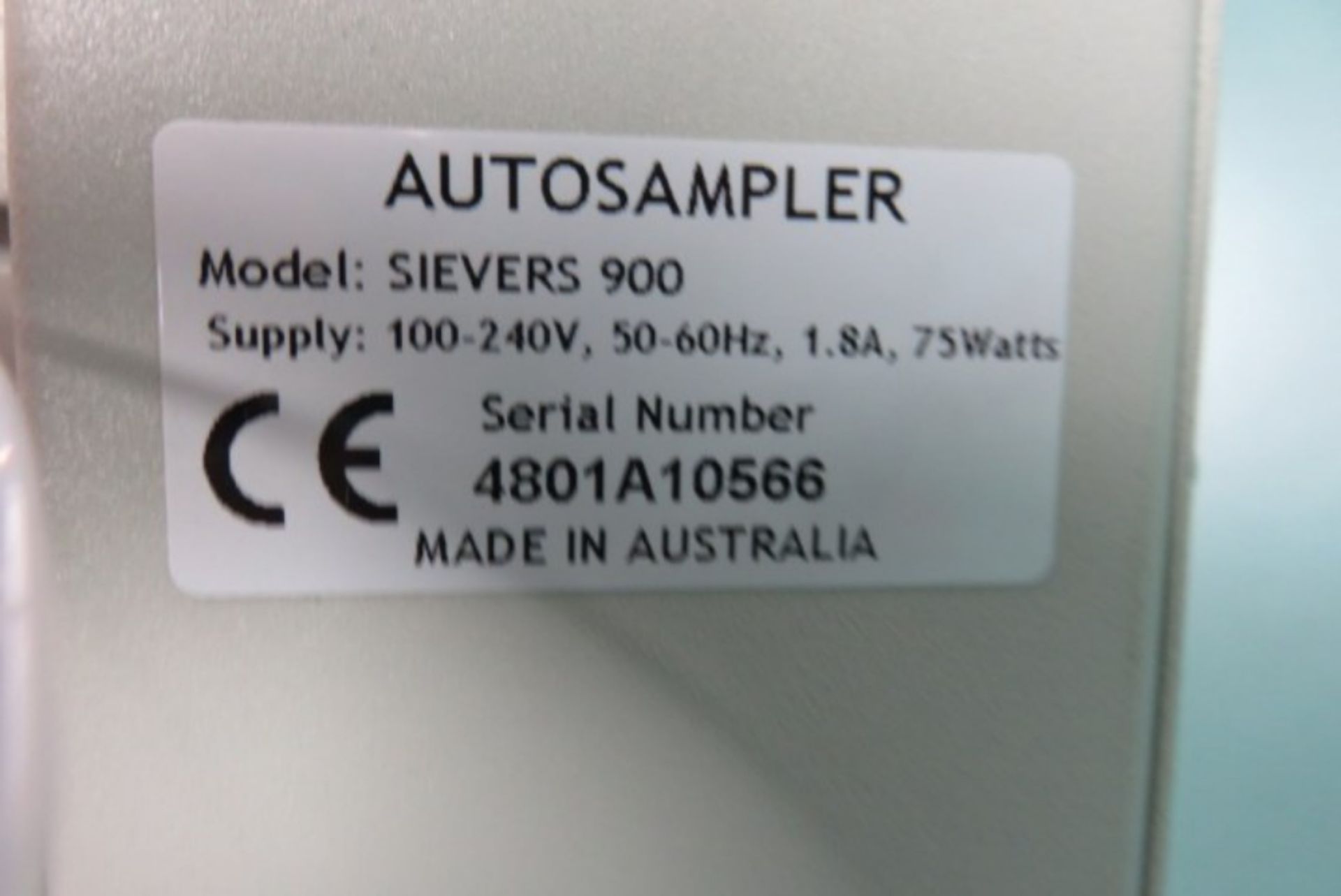 GE Sievers 900 Autosampler - Image 4 of 4