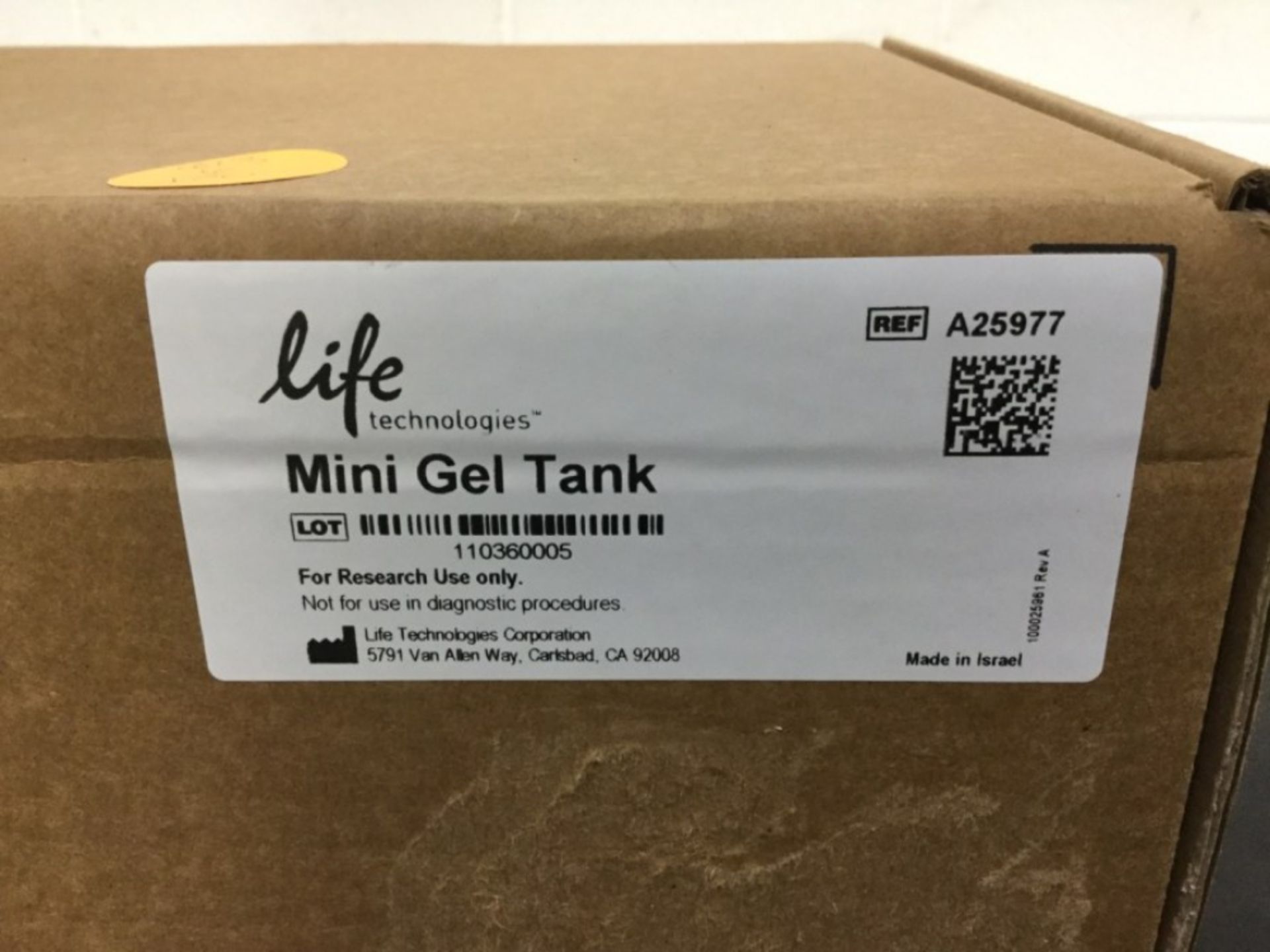 Unused Life Technologies Mini Gel Tank - Image 2 of 5