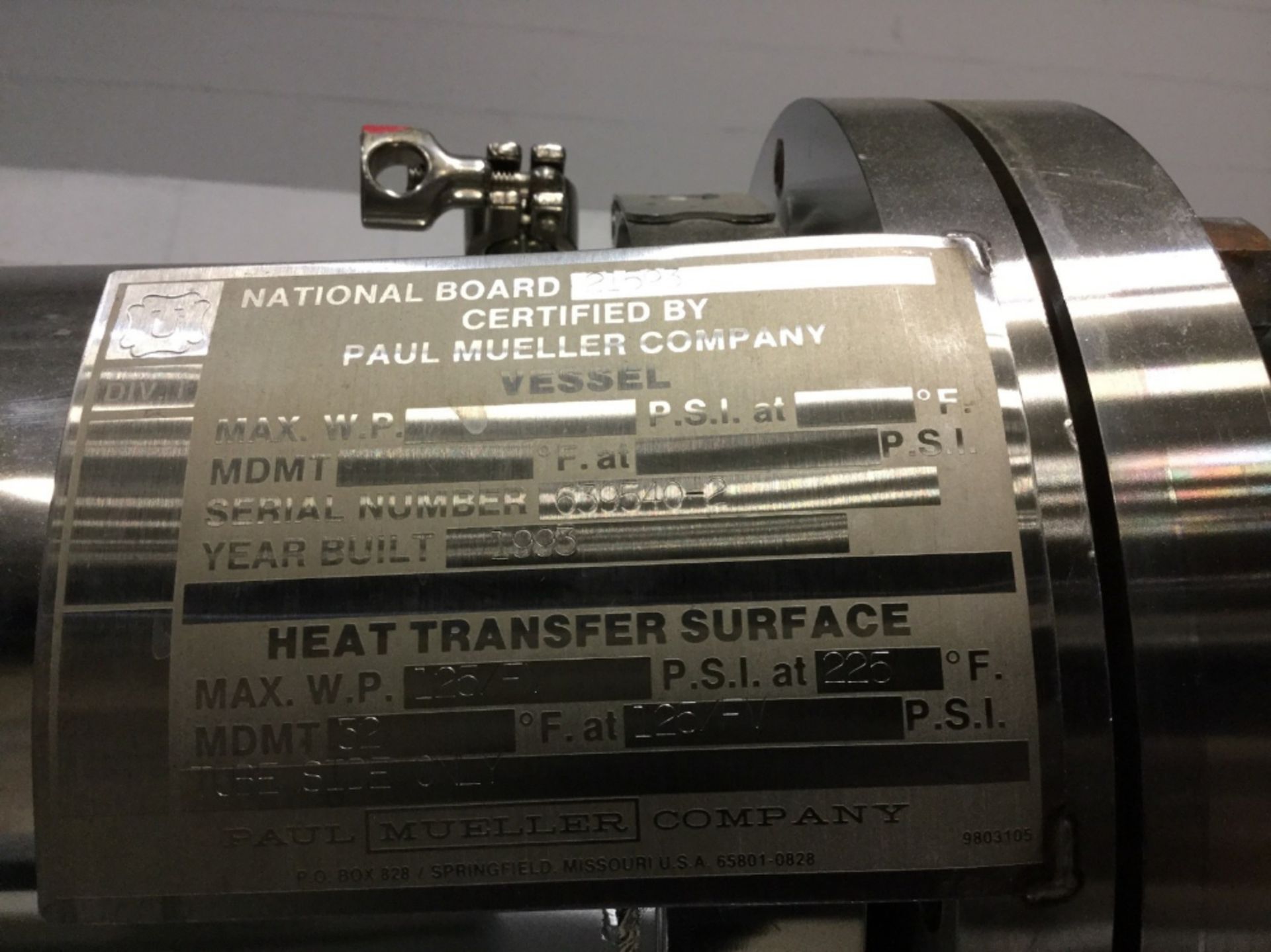 Mueller PyroPure Model P4002 Pure Steam Condensing Unit - Image 4 of 5