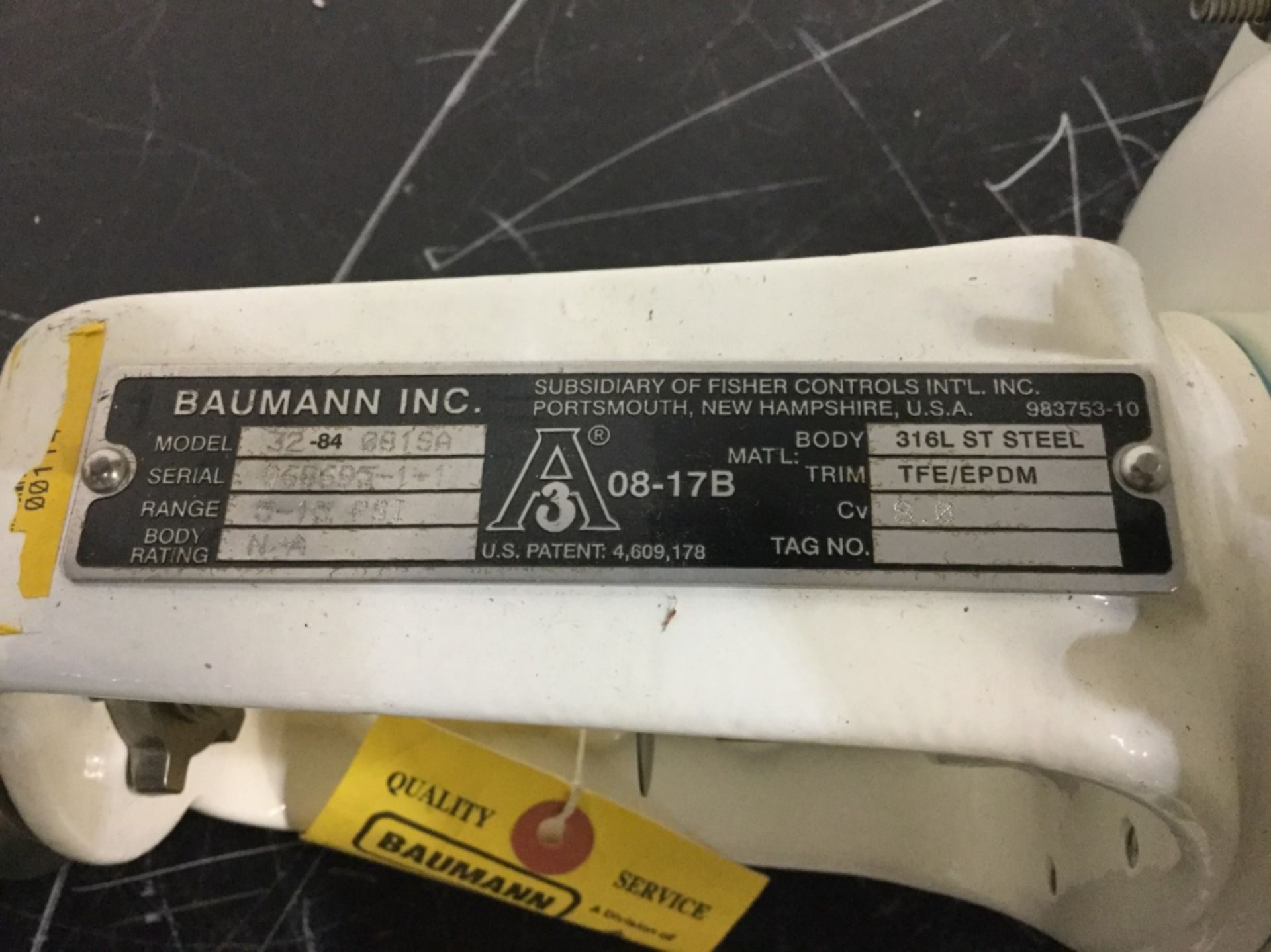 Baumann 32/84081S Control Valves - Quantity 2 - Image 2 of 2