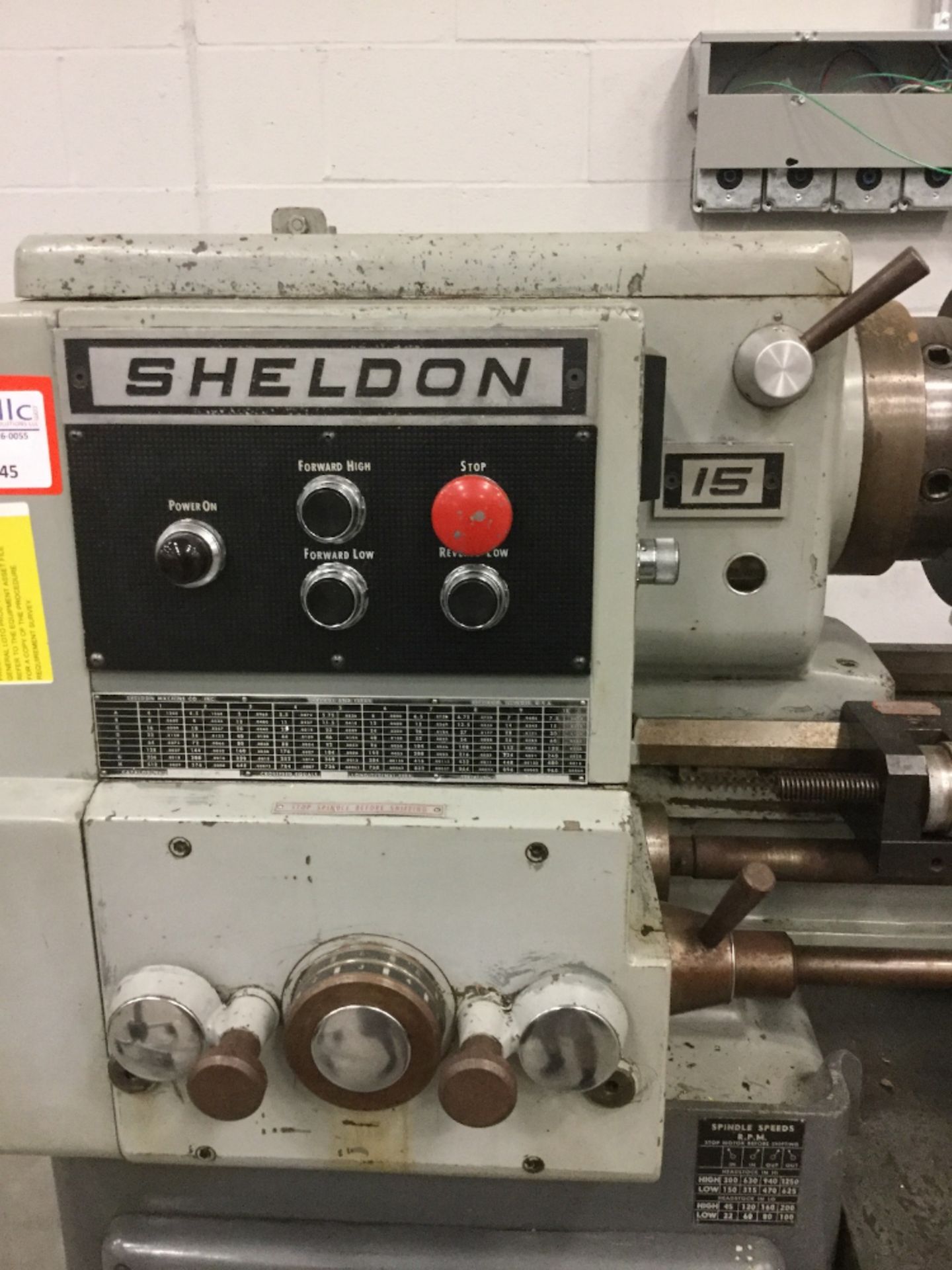 Sheldon Machine R15-8 Precision Lathe - Image 4 of 7