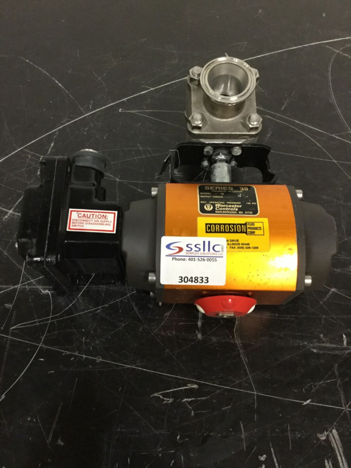 Worcester/McCanna Model 20E 39 SNZ R3 Pneumatic Actuator