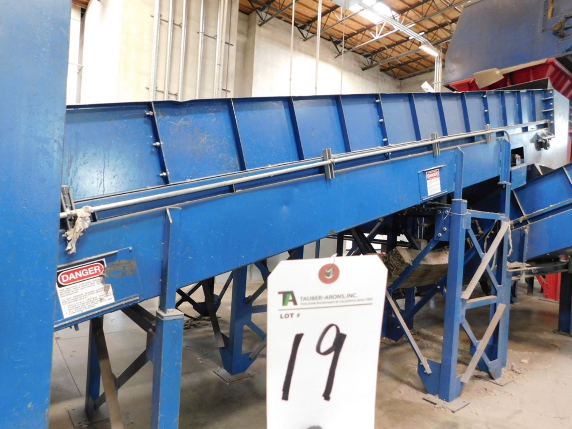 Mayfran 48" x 30' Rubber Belt Conveyor Slider