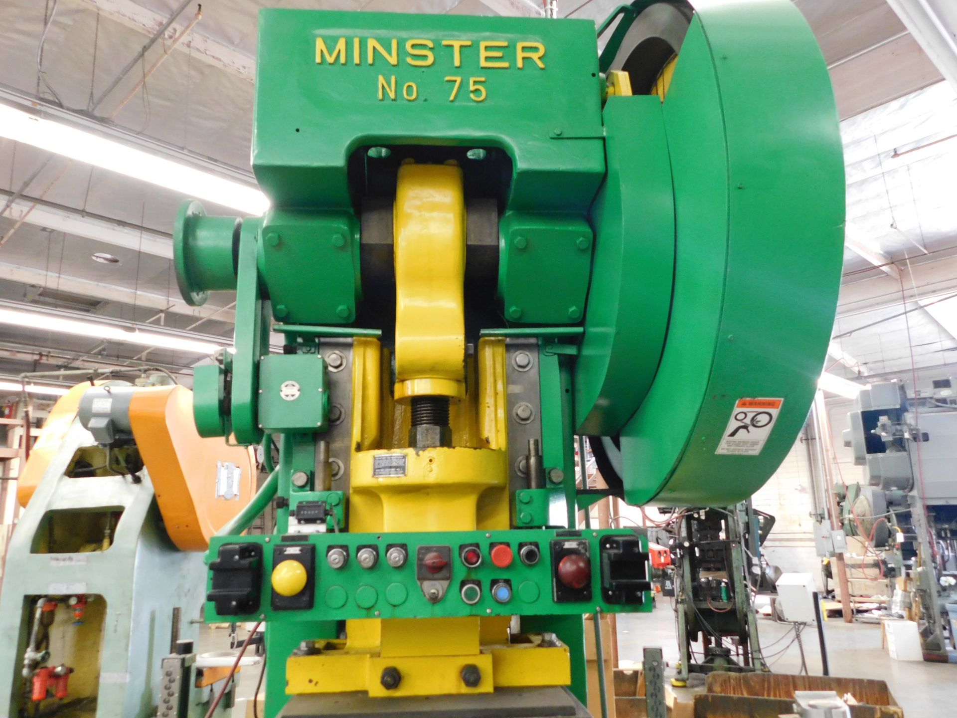 Minster Type OBI-75, 75-Ton OBI Punch Press w/ - Image 3 of 5