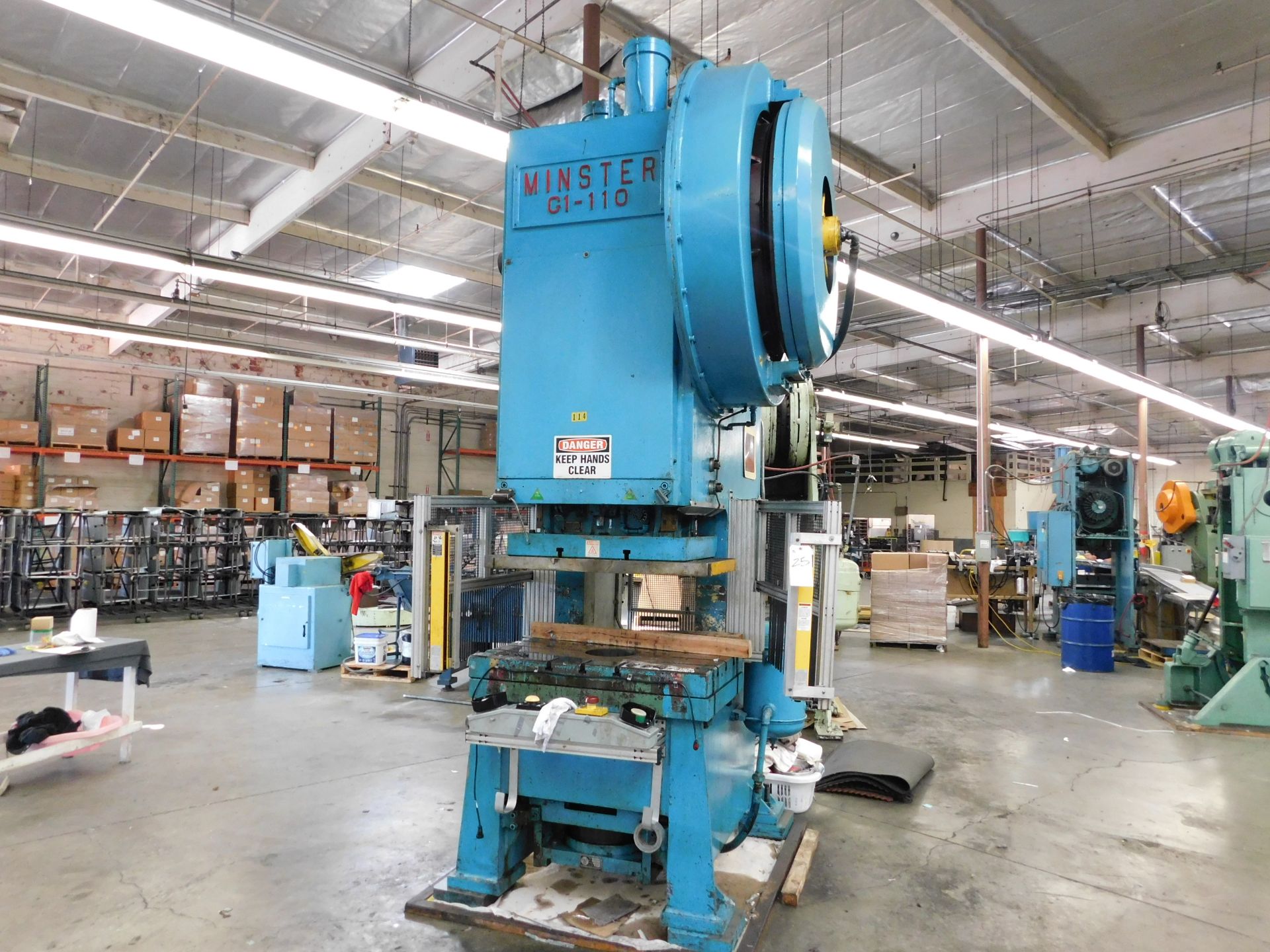 Minster Type G1-110, 110-Ton Punch Press w/ 5"