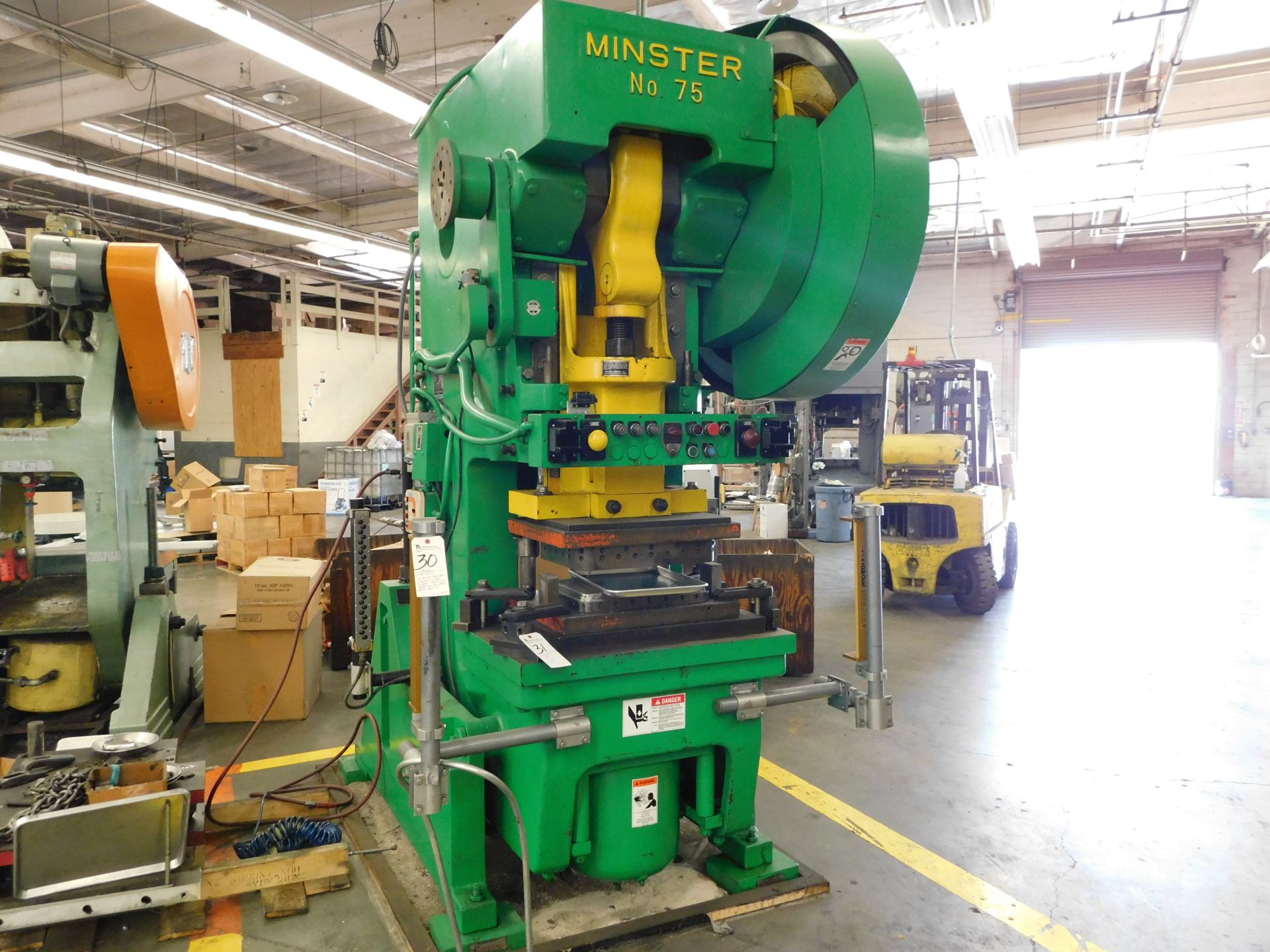 Minster Type OBI-75, 75-Ton OBI Punch Press w/