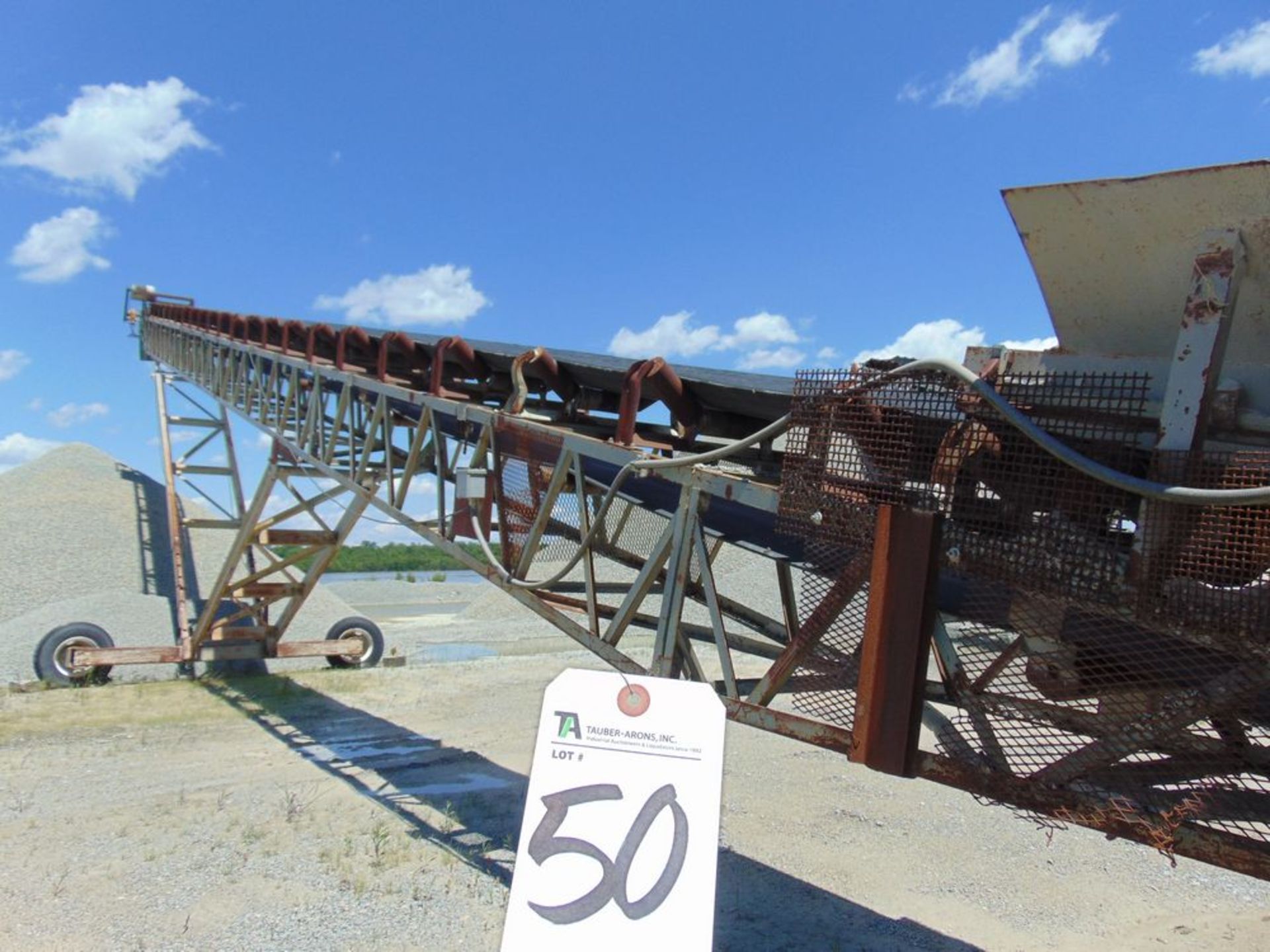 Latis Radial Stacking Conveyor, Approx. 36" x 100'