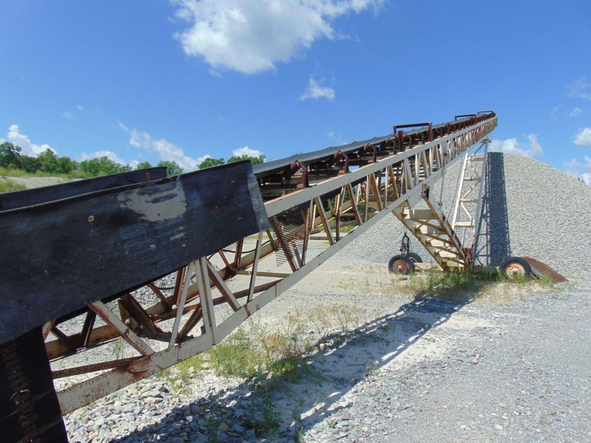 Radial Stacking Conveyor, Approx. 24" x 120'L - Image 2 of 3