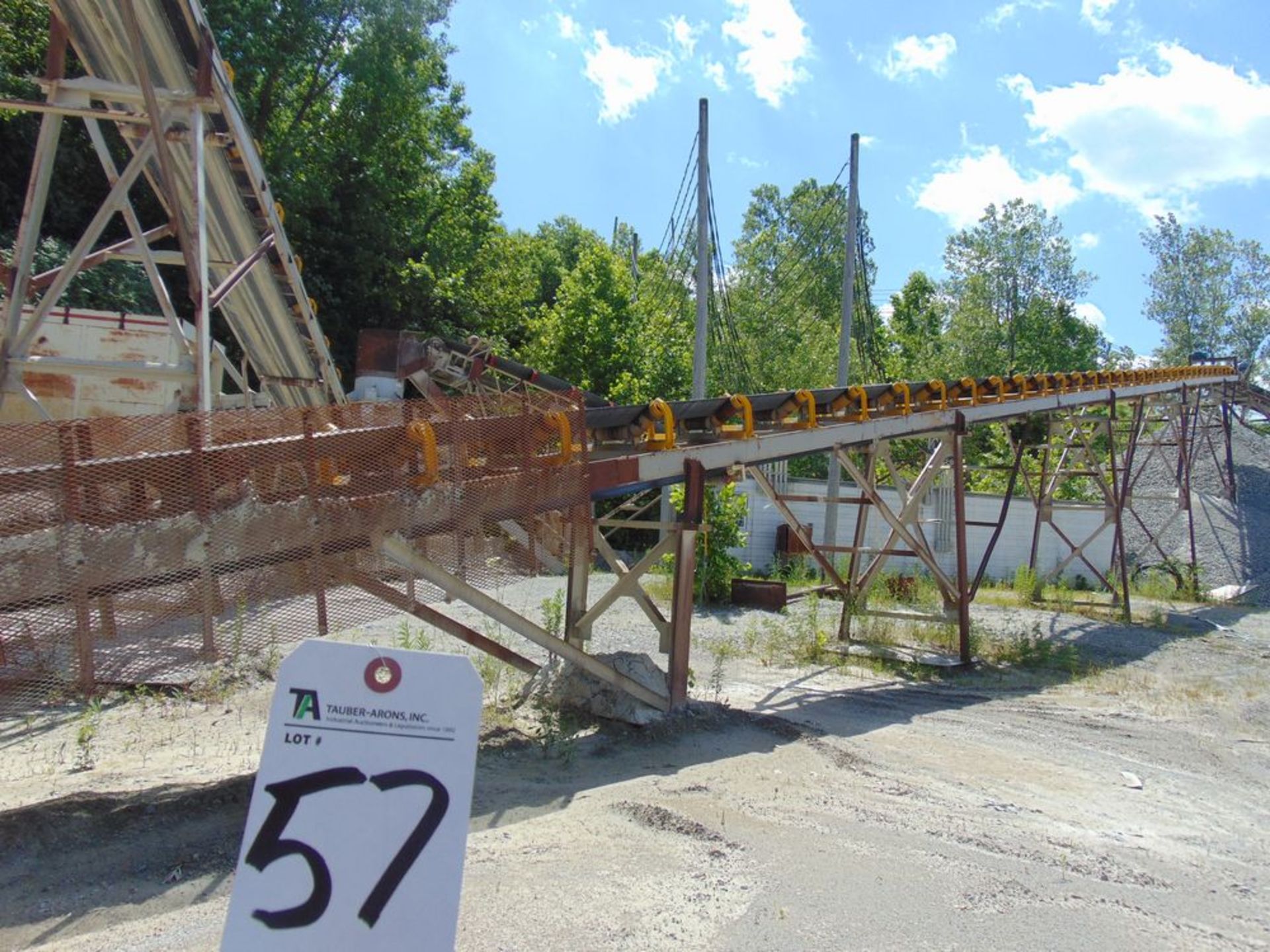 8" Custom Channel Conveyor, Approx. 36" x 150'L