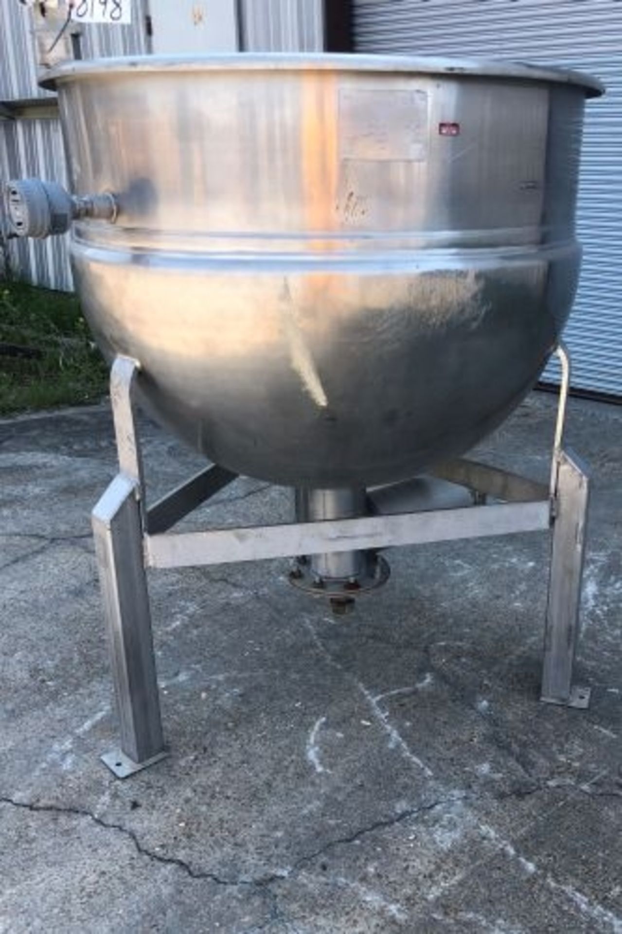 150 gallon Hamilton stainless steel steam jacketed kettle - Image 3 of 7