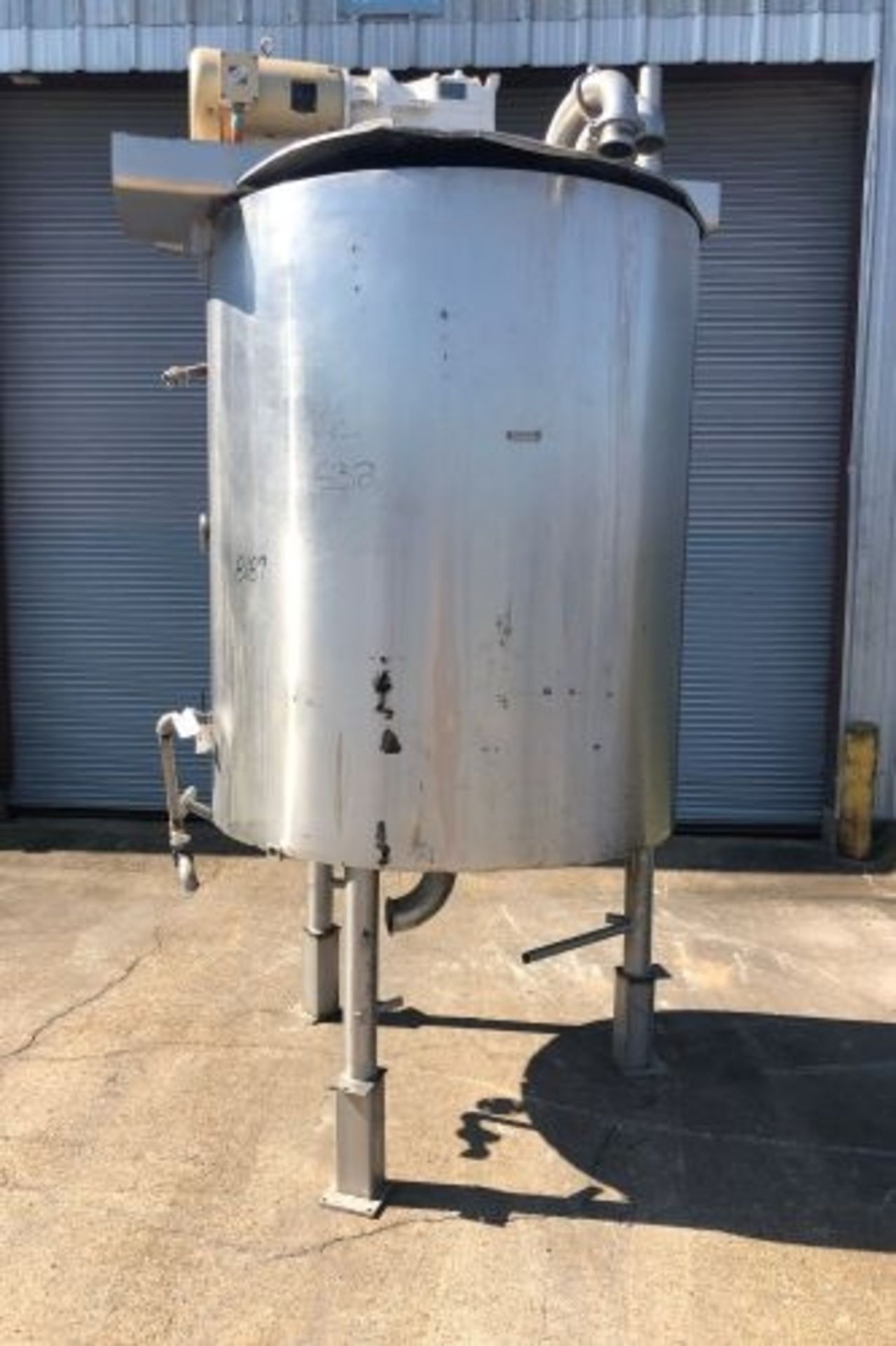 500 gallon Lee Technologies jacketed scrape surface stainless steel mix tank - Image 2 of 9