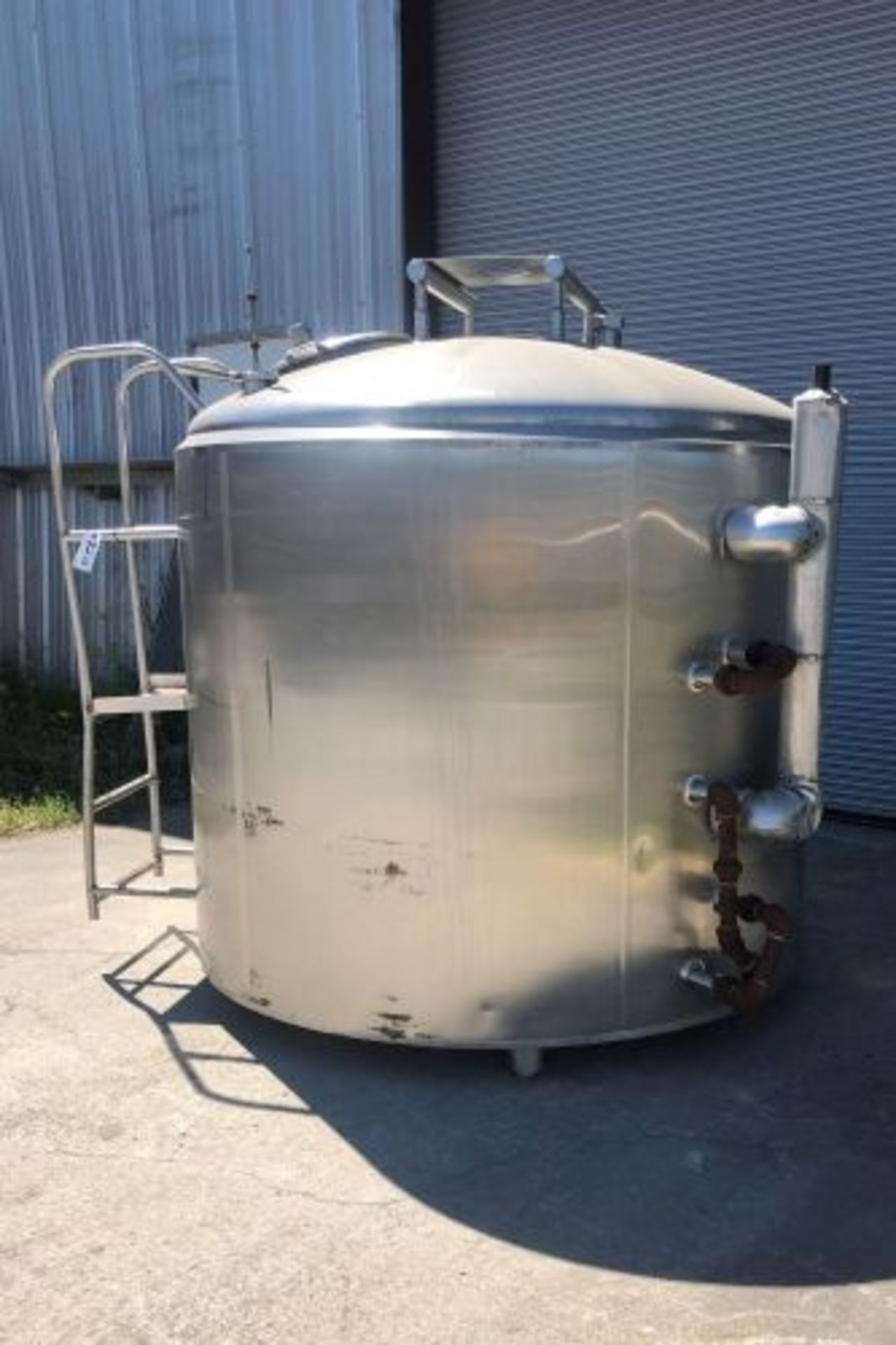 1000 gallon Cherry-Burrell stainless steel jacketed scrape surface mixing tank - Image 3 of 5
