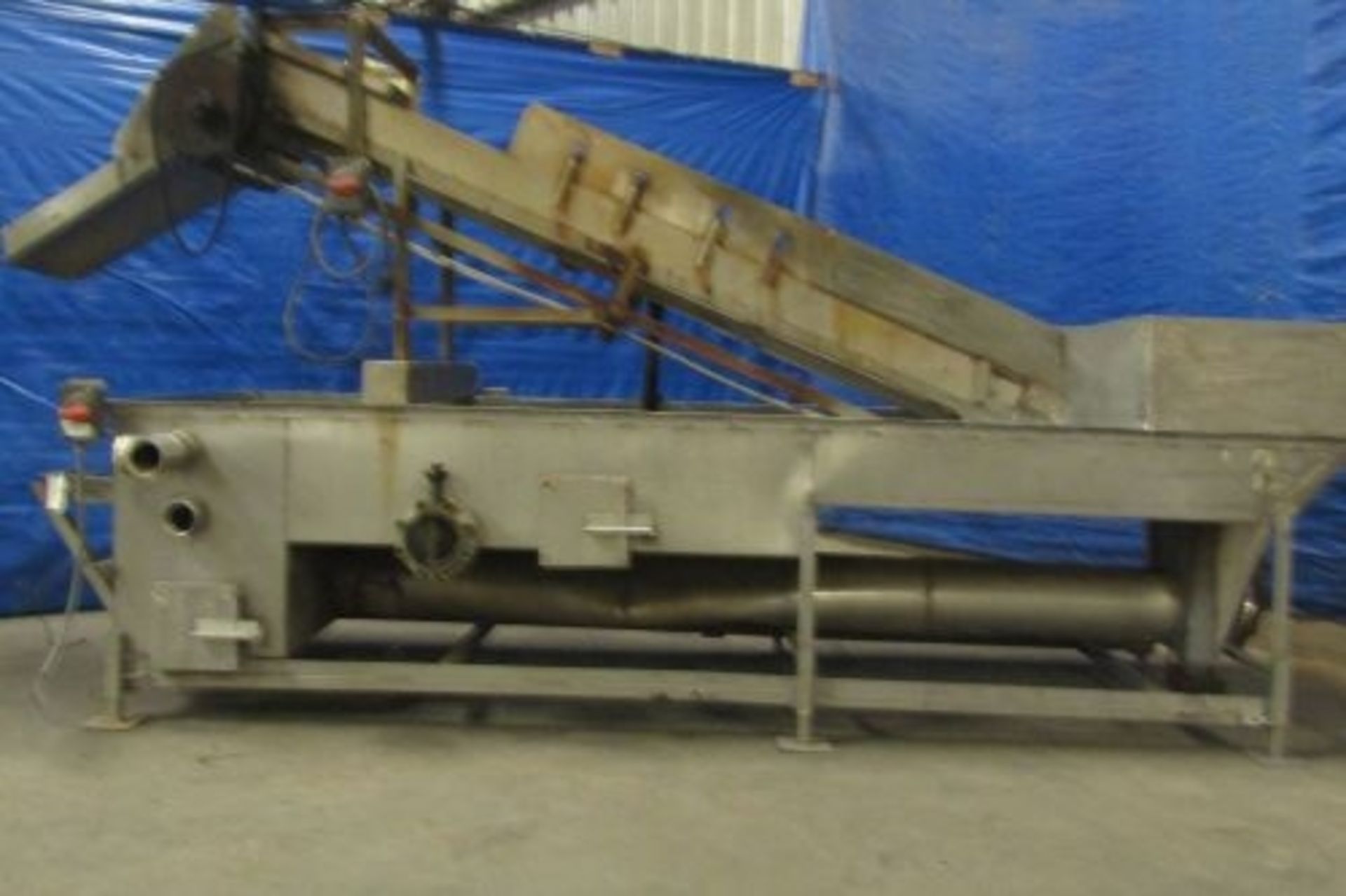 36" wide x 11' long stainless steel wash elevator - Image 4 of 6