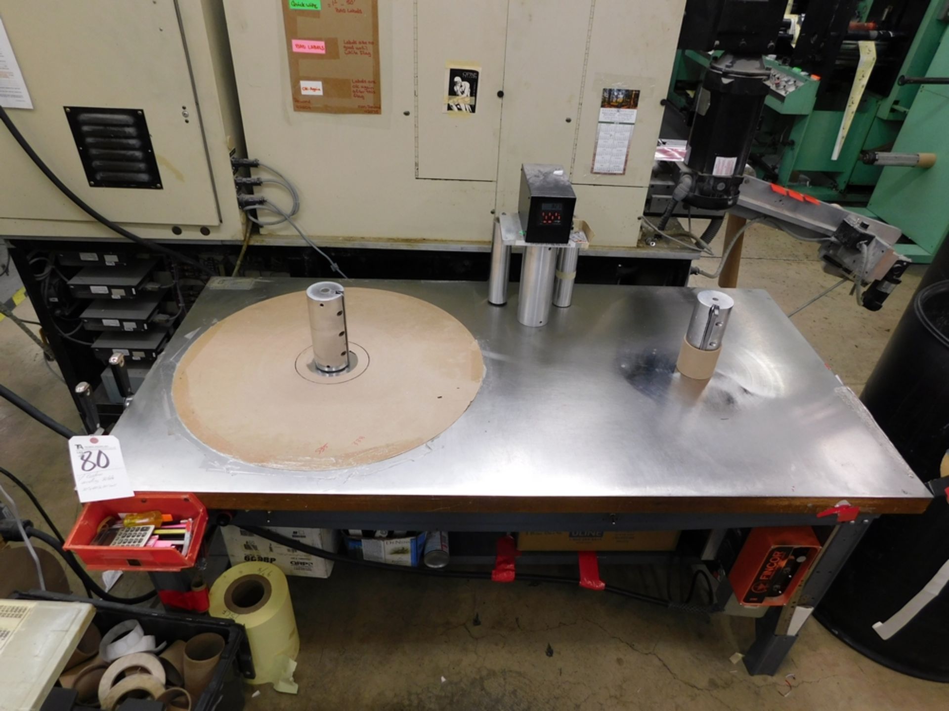 Custom Winding Table, 30" x 60" x 30"T