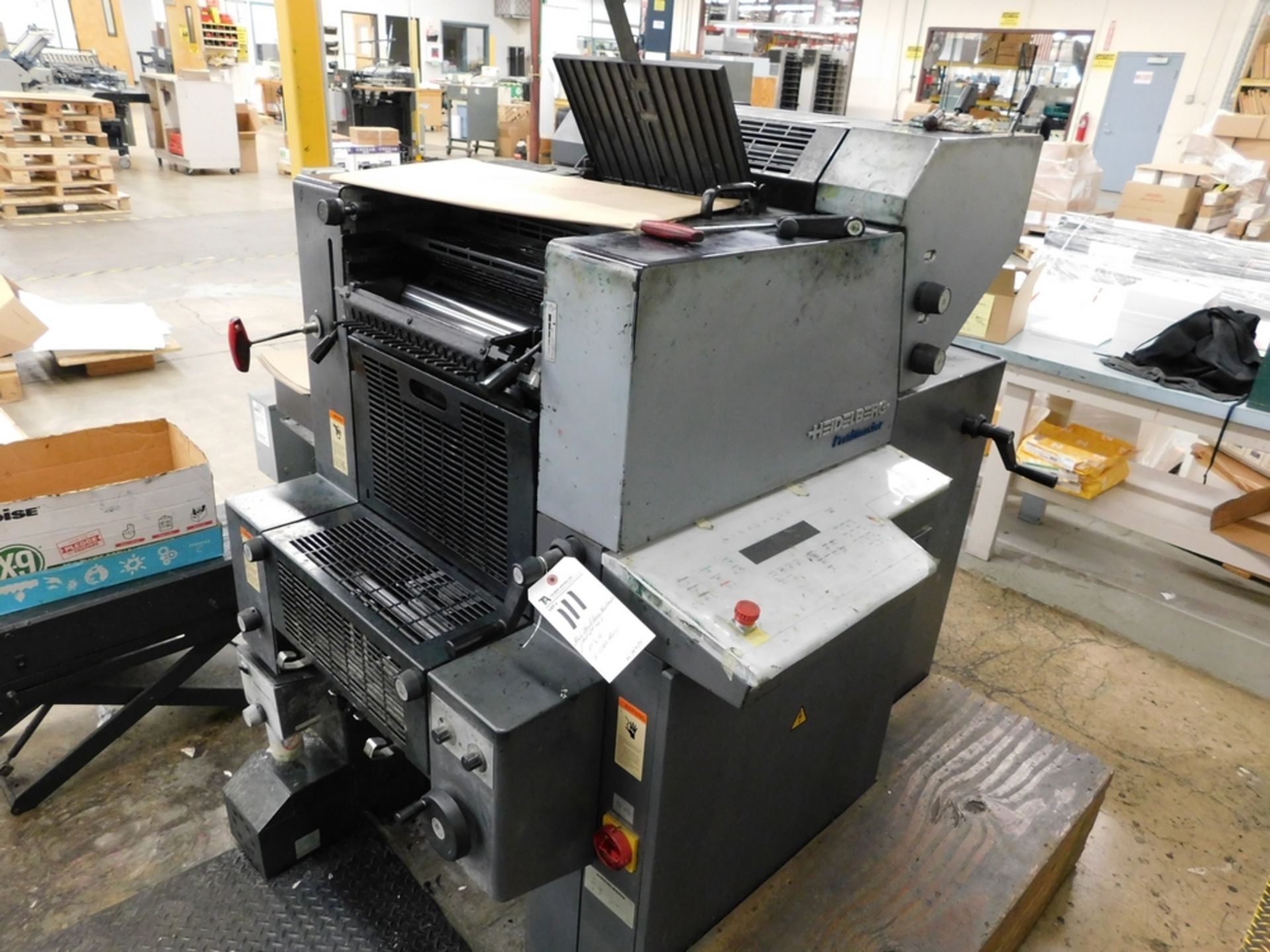 (2003) Heidelberg mod. QM46-2, 18" x 20" 2-Color Press; S/N 96439