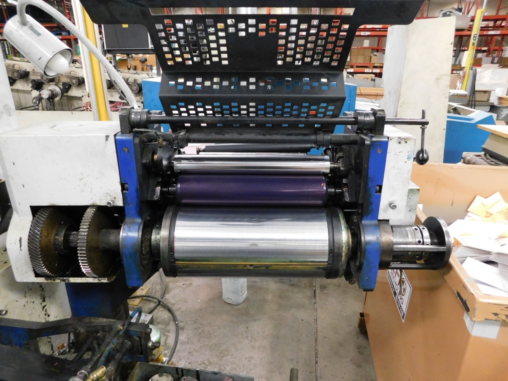 Diamond mod. P7-13, 2-Color Envelope Printing Press w/ 7' Outfeed Conveyor - Image 5 of 7