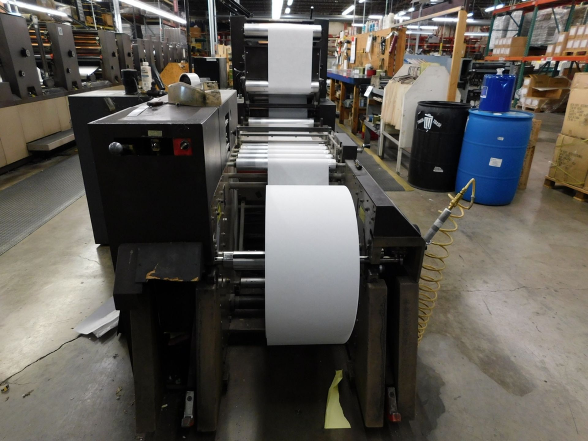 Didde mod. 205-767, 4-Color Web Print Press w/ Feeder, Fife Edge Guides, Reliance Max Plus VS Drive, - Image 9 of 12