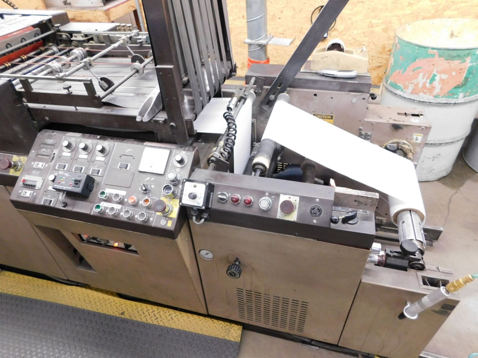 Didde mod. 205-767, 4-Color Web Print Press w/ Feeder, Fife Edge Guides, Reliance Max Plus VS Drive, - Image 2 of 12