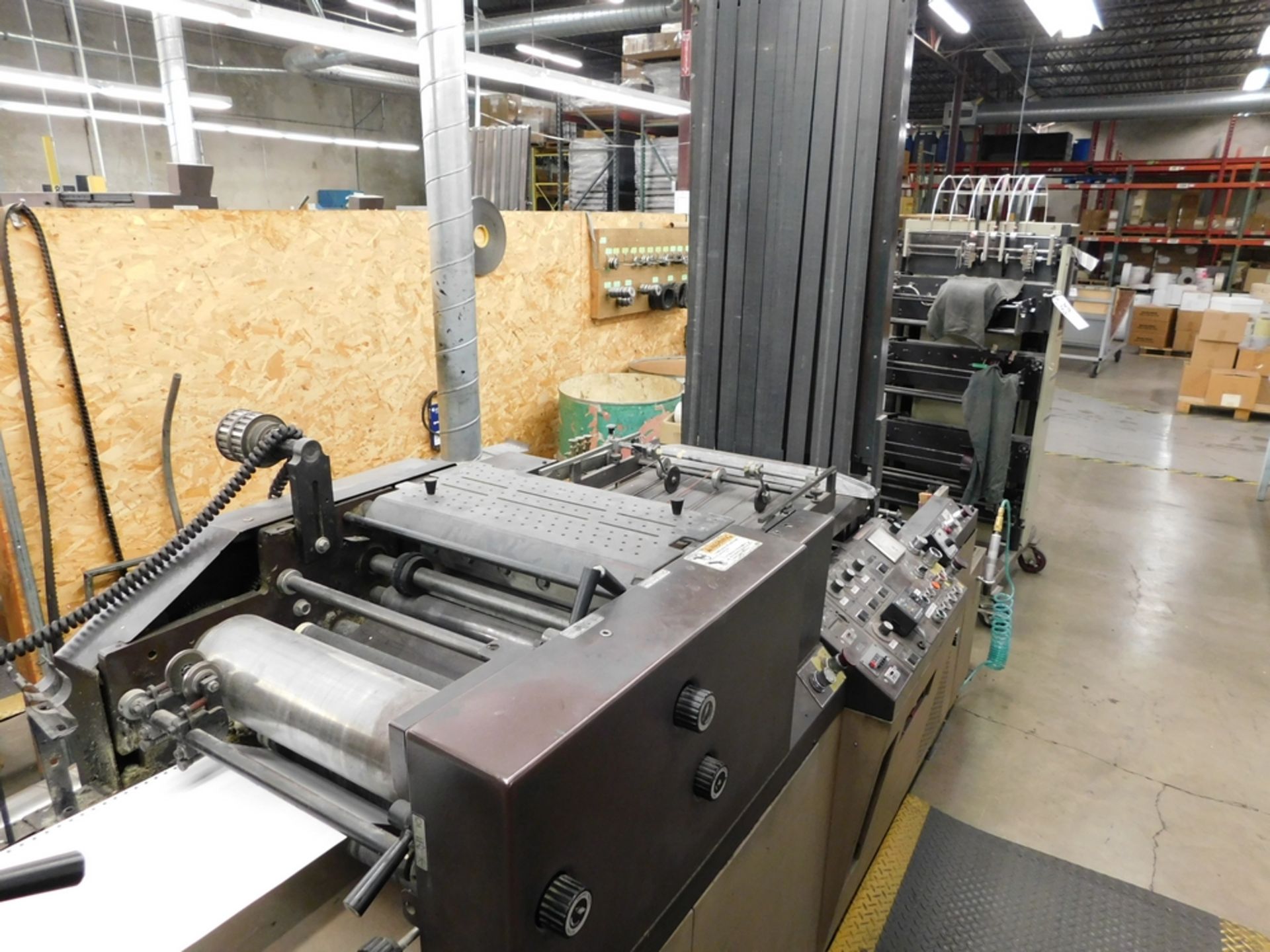 Didde mod. 205-767, 4-Color Web Print Press w/ Feeder, Fife Edge Guides, Reliance Max Plus VS Drive, - Image 3 of 12